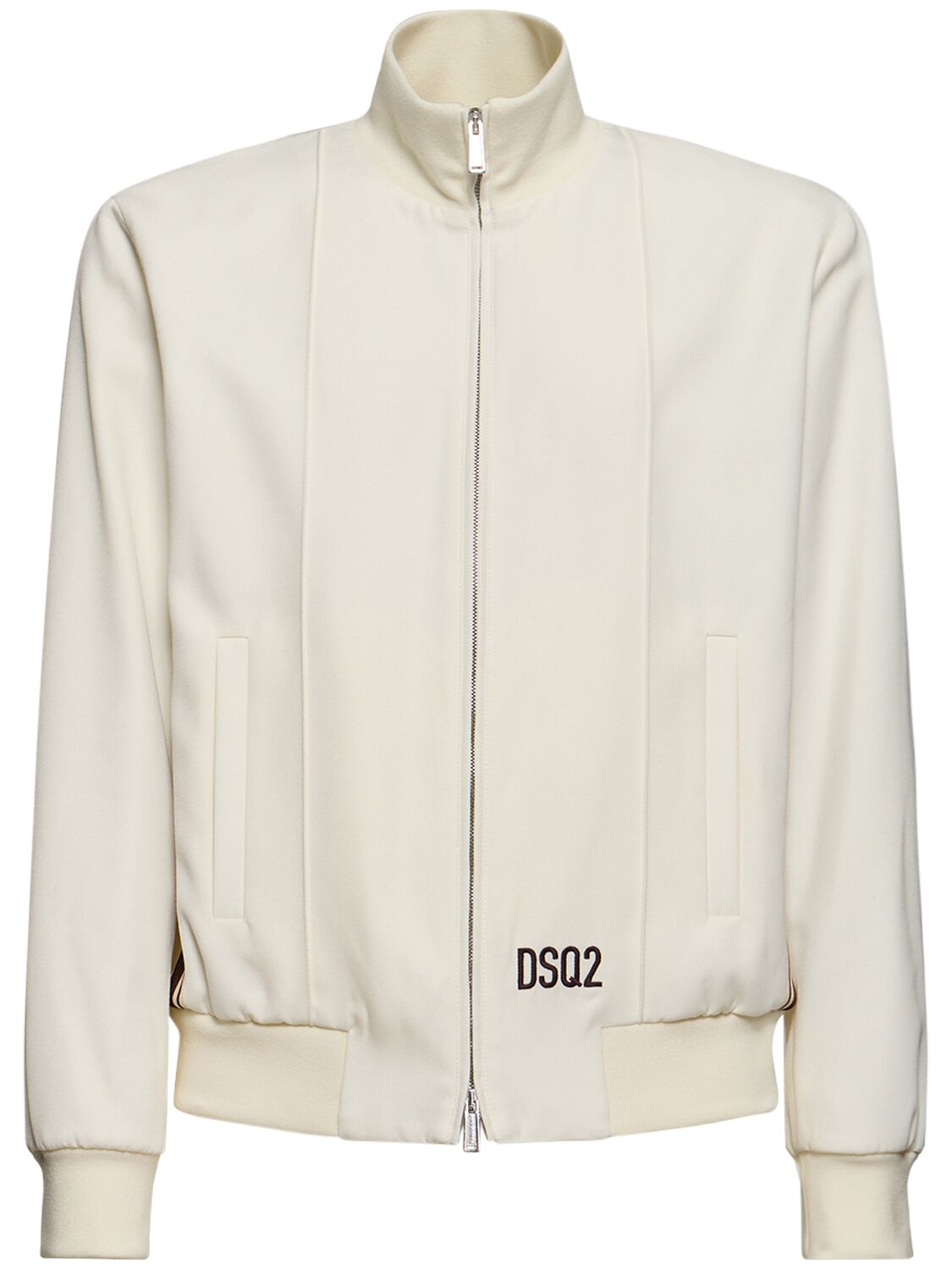 DSQUARED2 TAILORED WOOL BLEND TRACK JACKET