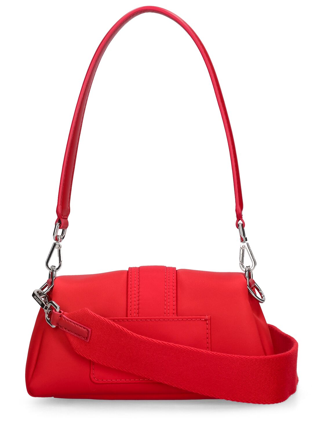 Shop Jacquemus Le Petit Bambimou Nylon Shoulder Bag In Red