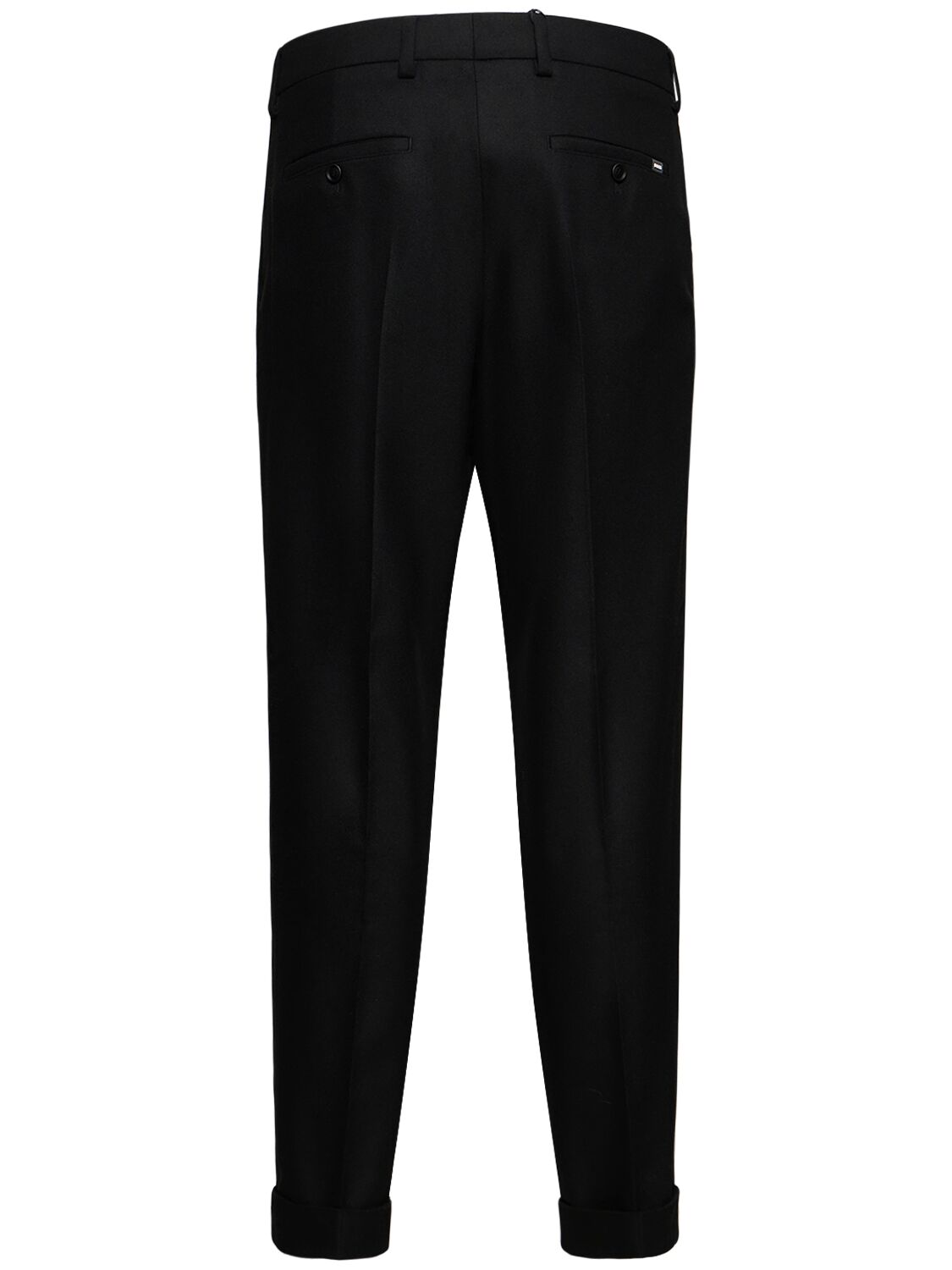 Relaxed Fit Wool-blend Pants