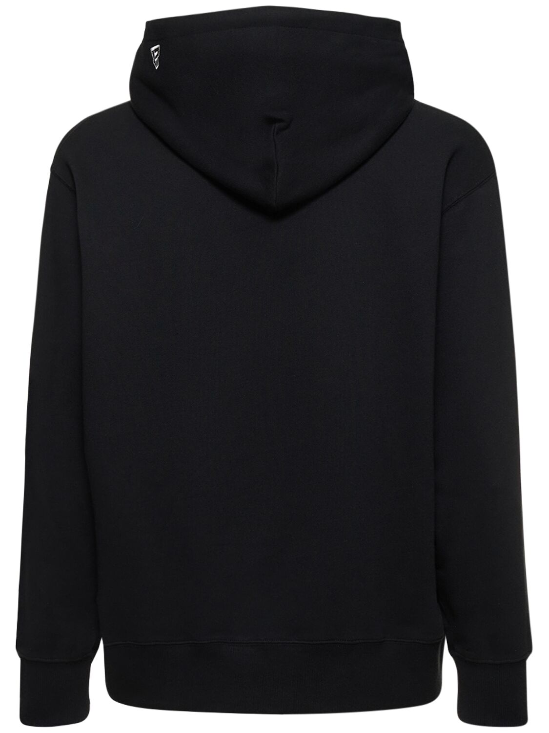 Shop Yohji Yamamoto New Era Cotton Hoodie In Black