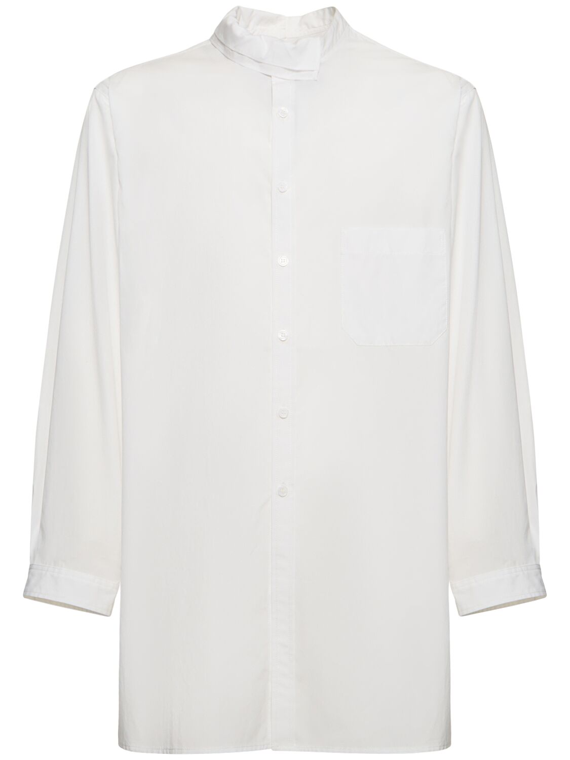 Yohji Yamamoto Y-asm Cotton Shirt In White