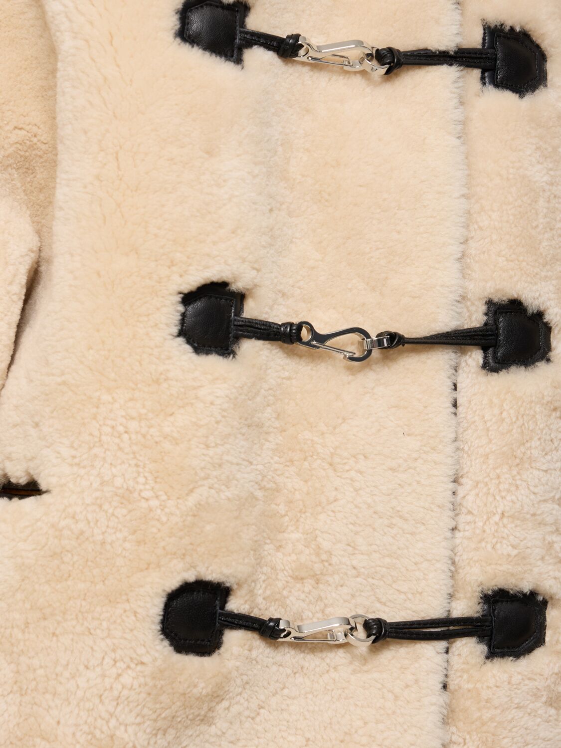 TOTÊME TEDDY SHEARLING CLASP JACKET 