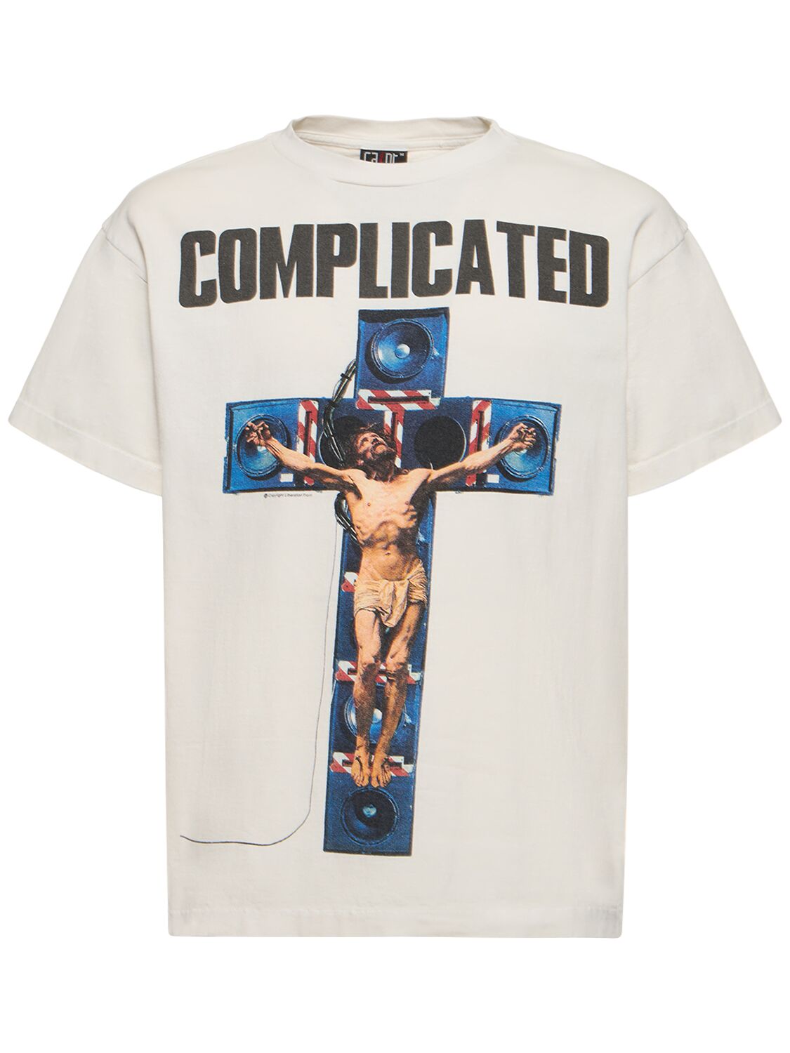 Saint Michael Complicated T-shirt In White