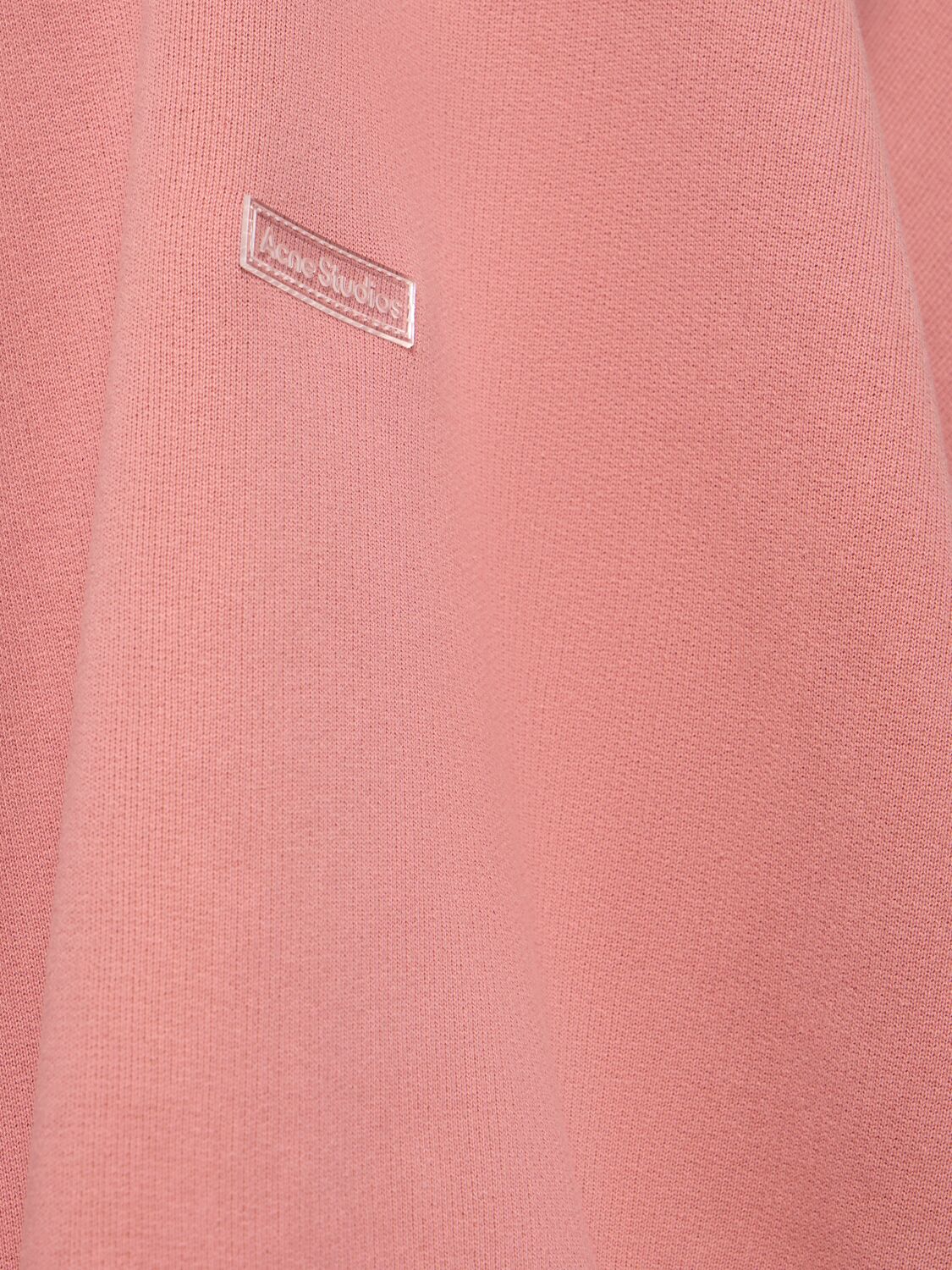 ACNE STUDIOS FESTER VINTAGE COTTON JERSEY HOODIE 