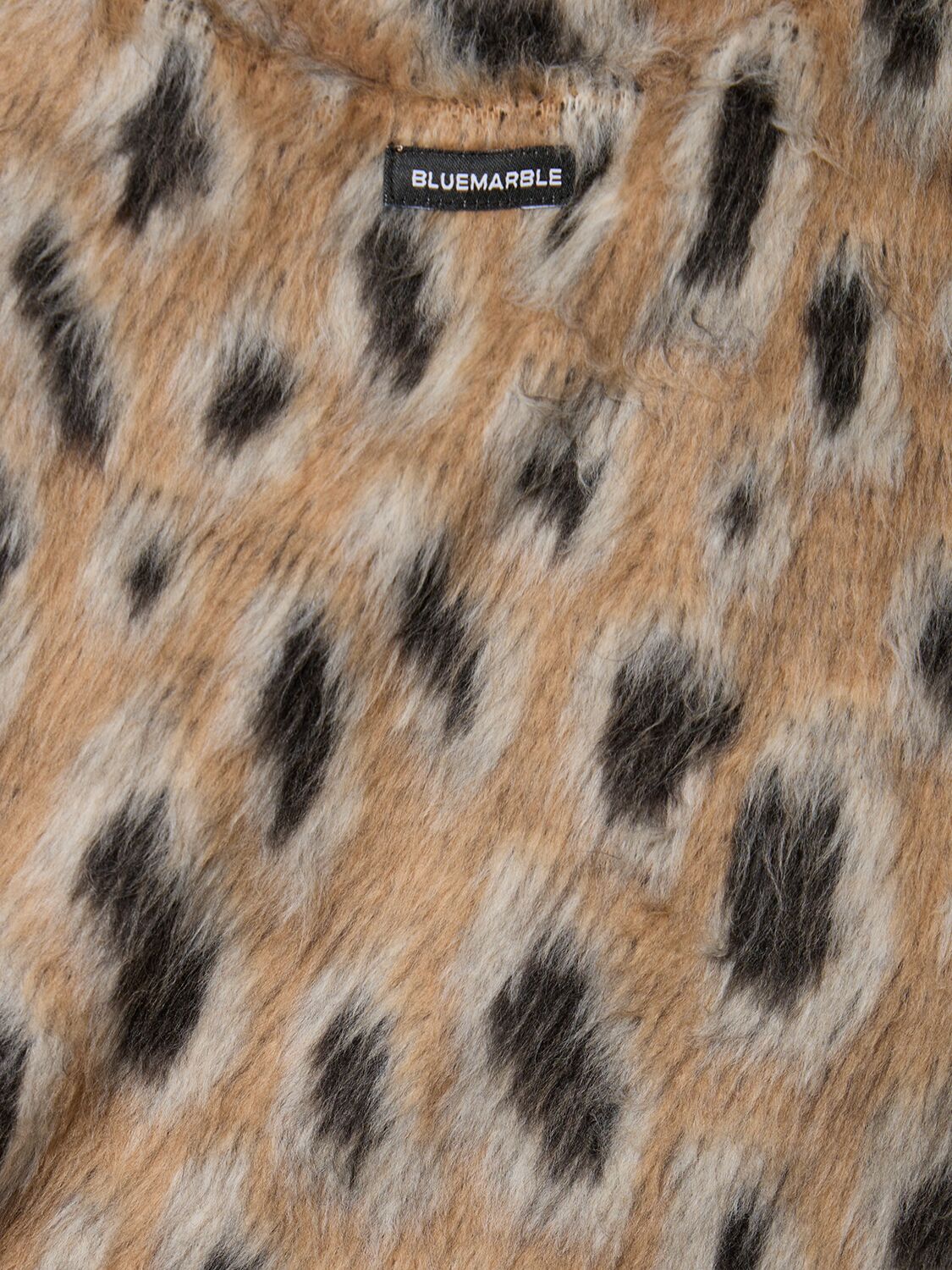 BLUEMARBLE leopard-print brushed-finish Jumper - Farfetch