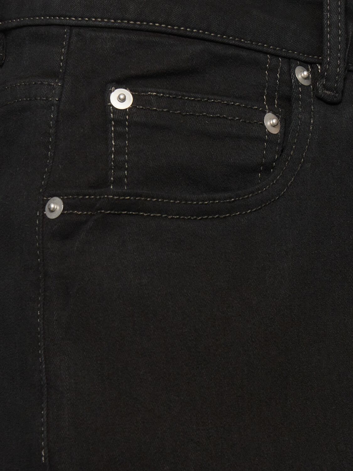 Shop Rick Owens Drkshdw Detroit Cut Cotton Denim Jeans In Black