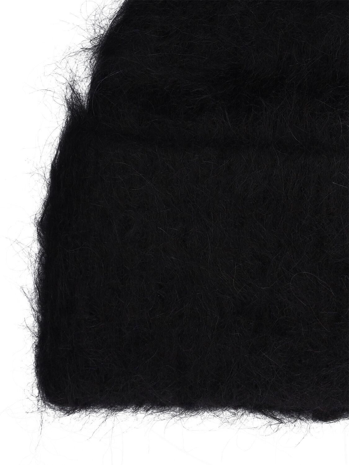 Shop Totême Alpaca Blend Knit Beanie In Black
