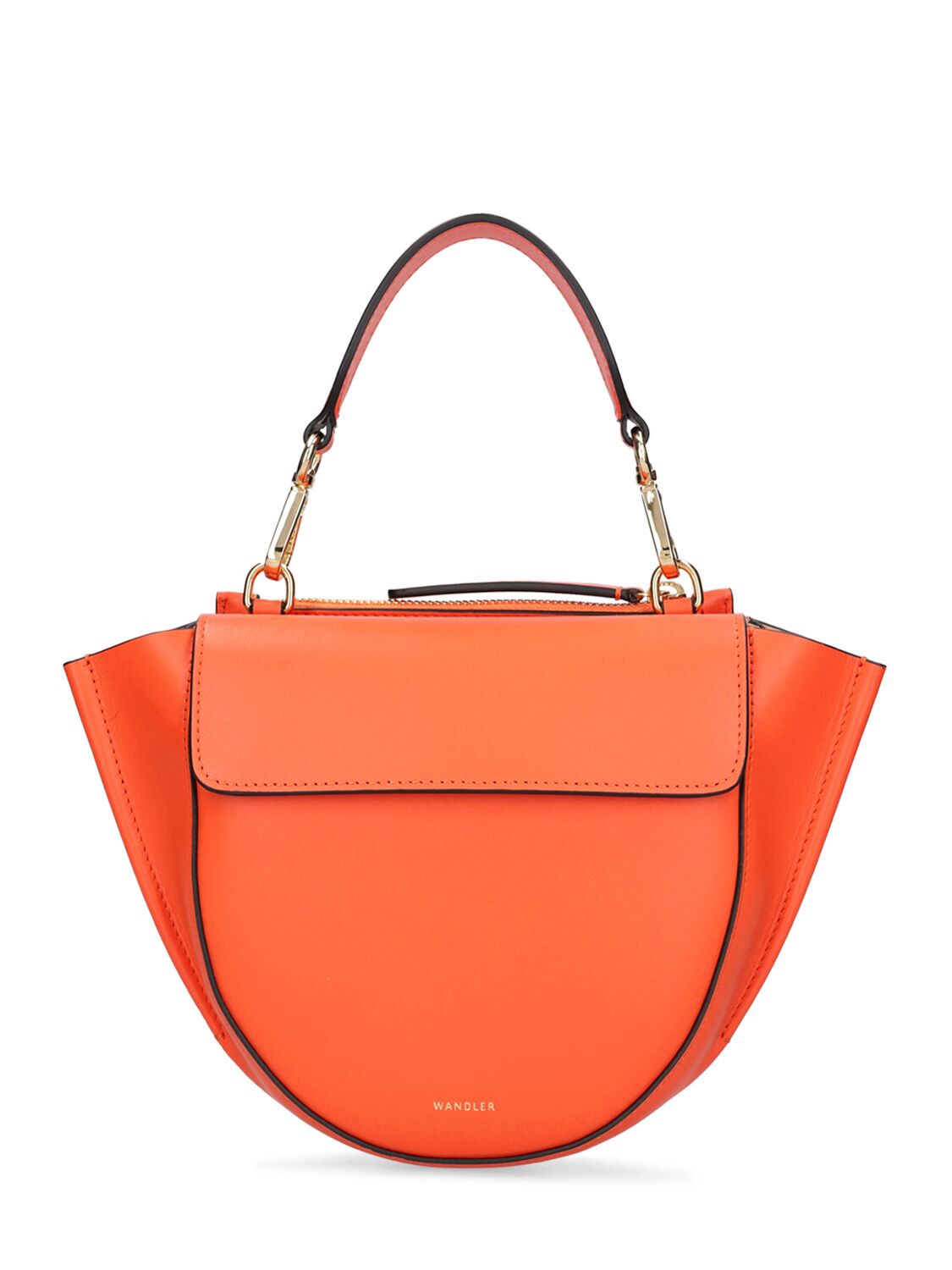 WANDLER MINI HORTENSIA LEATHER TOP HANDLE BAG