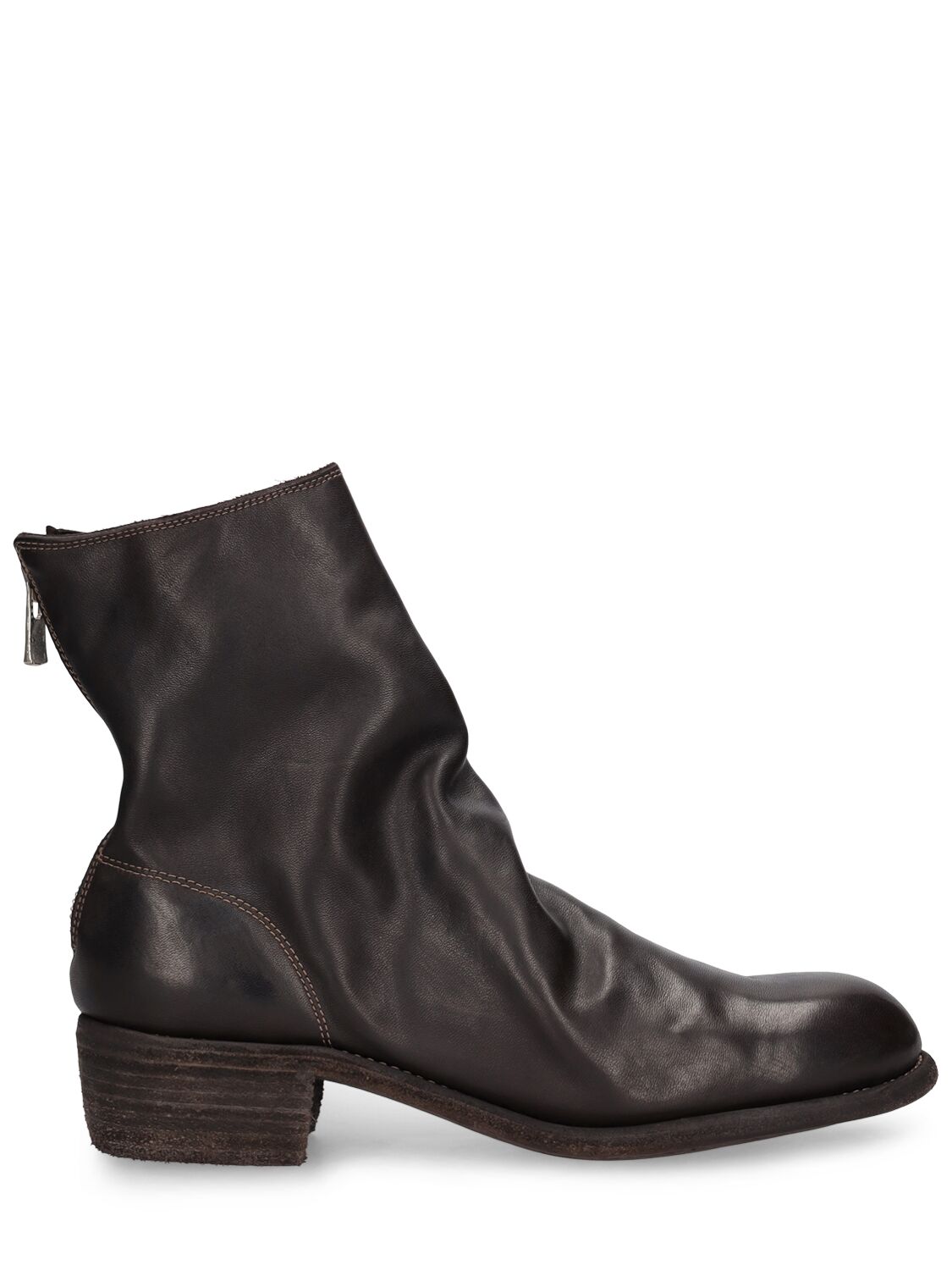 796 Leather Zipped Ankle Boots