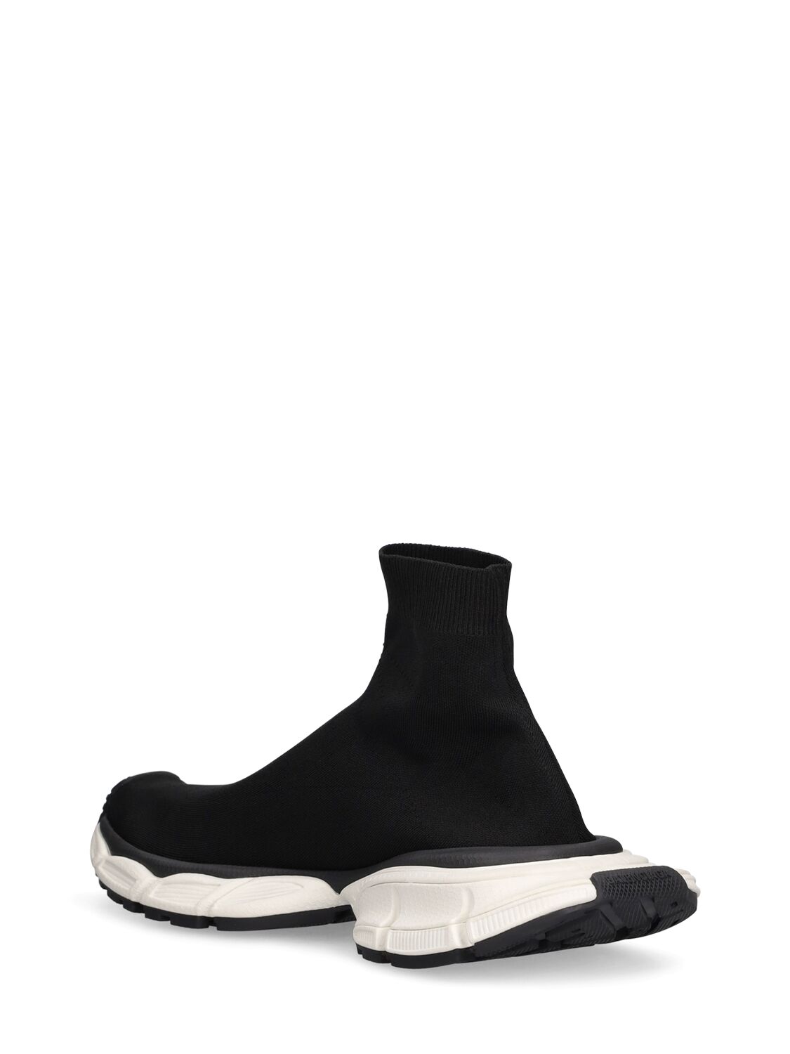 Shop Balenciaga 3xl Knit Sock Sneakers In Black