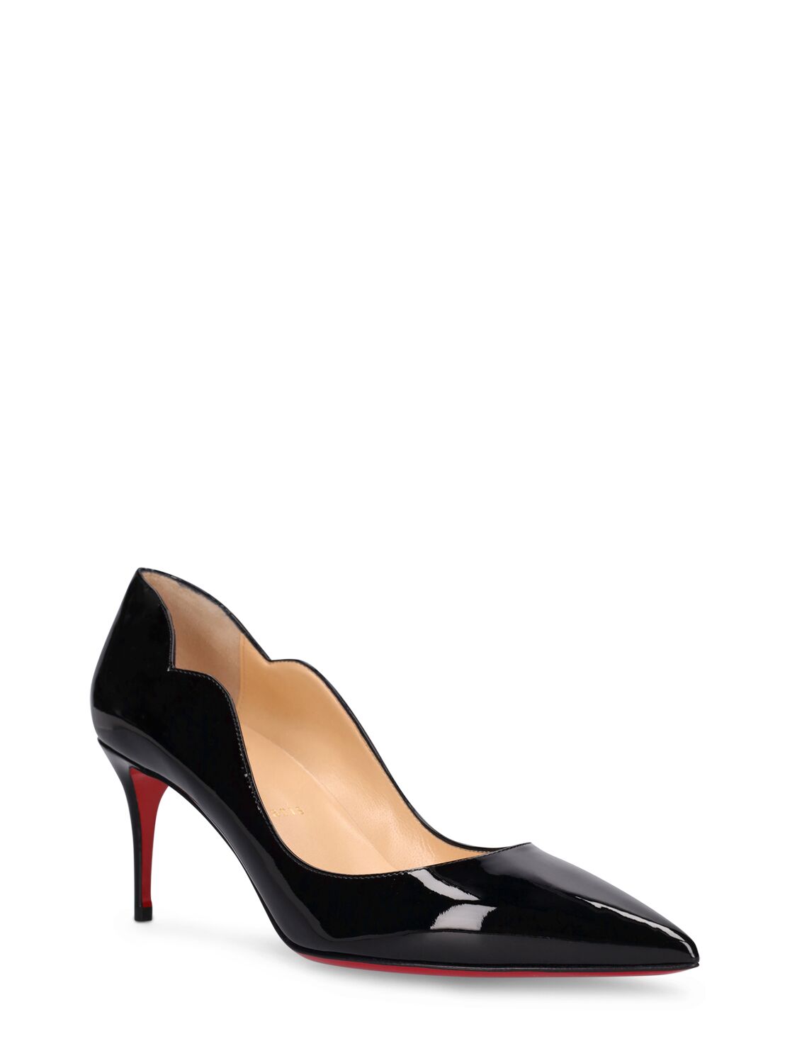 CHRISTIAN LOUBOUTIN 70MM HOT CHICK PATENT LEATHER PUMPS 