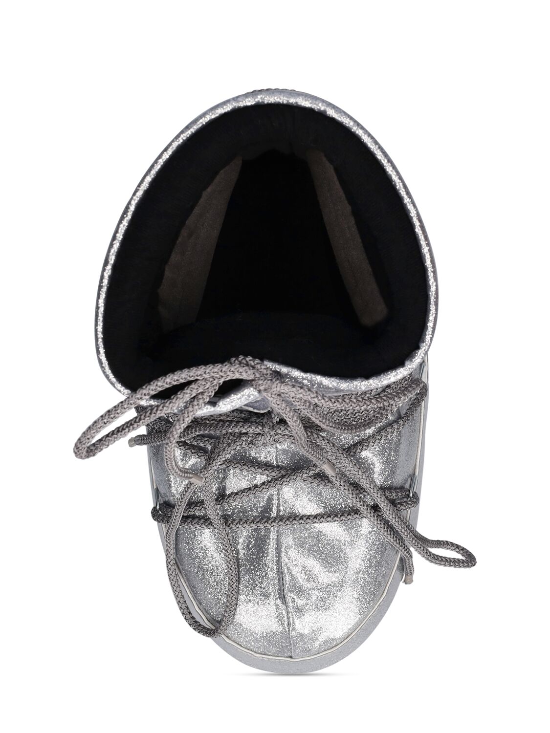 Shop Moon Boot Icon Glitter Low S In Silver