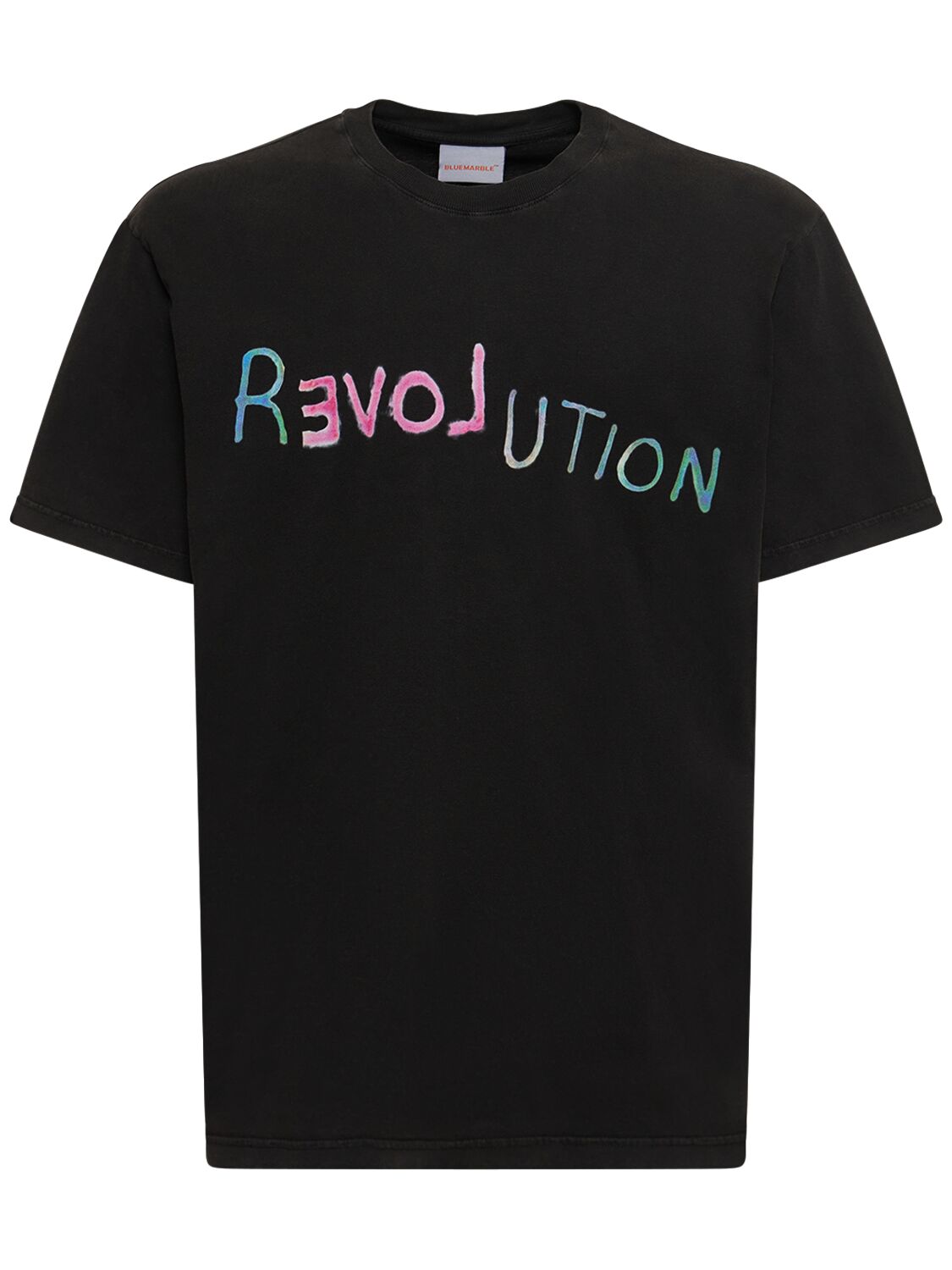 Shop Bluemarble Revolution Printed T-shirt In Black