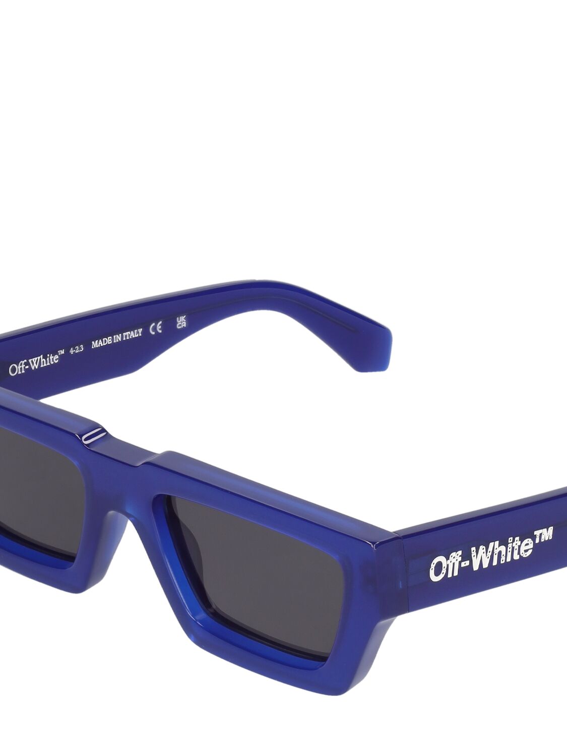 Shop Off-white Manchester Acetate Sunglasses In Dunkelblau