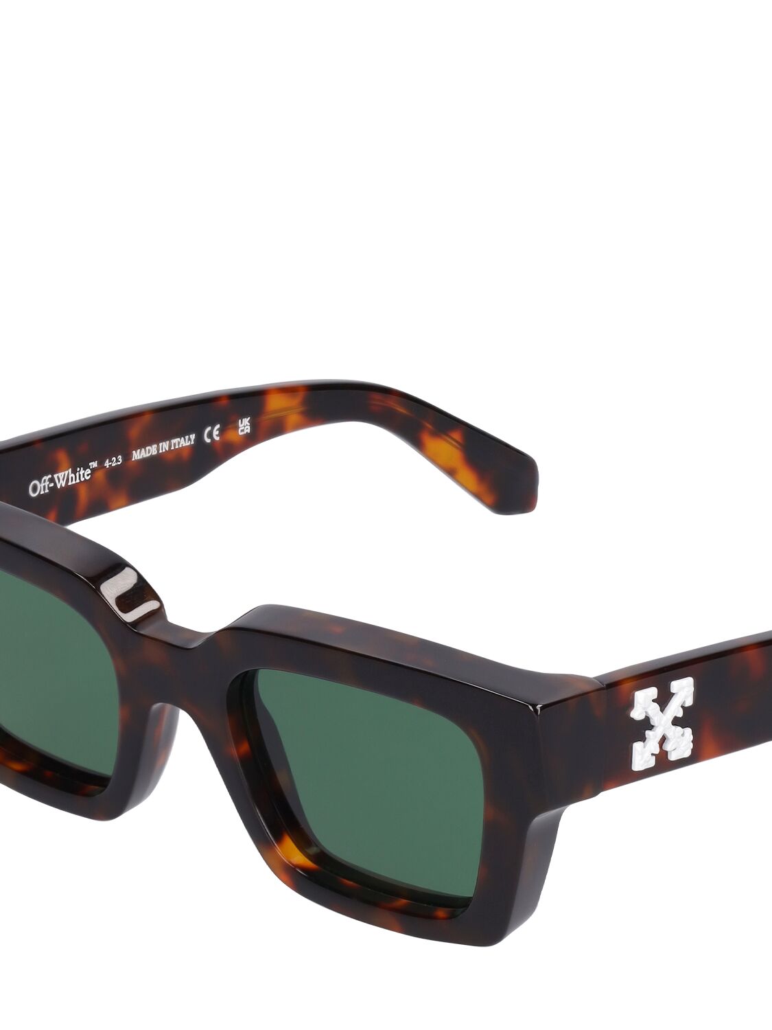 Shop Off-white Virgil Acetate Sunglasses In Havana