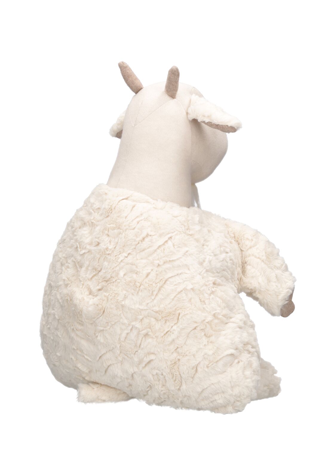 Shop Brunello Cucinelli Goat Pillow & Pajama Holder In White