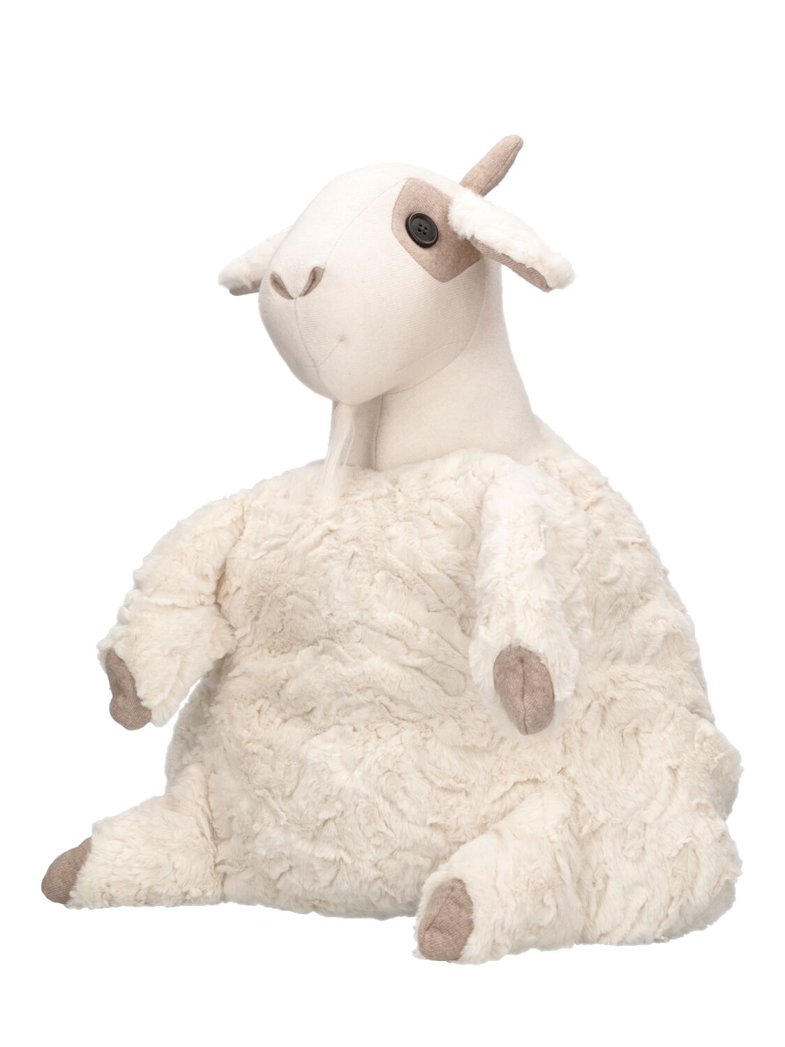 Shop Brunello Cucinelli Goat Pillow & Pajama Holder In White