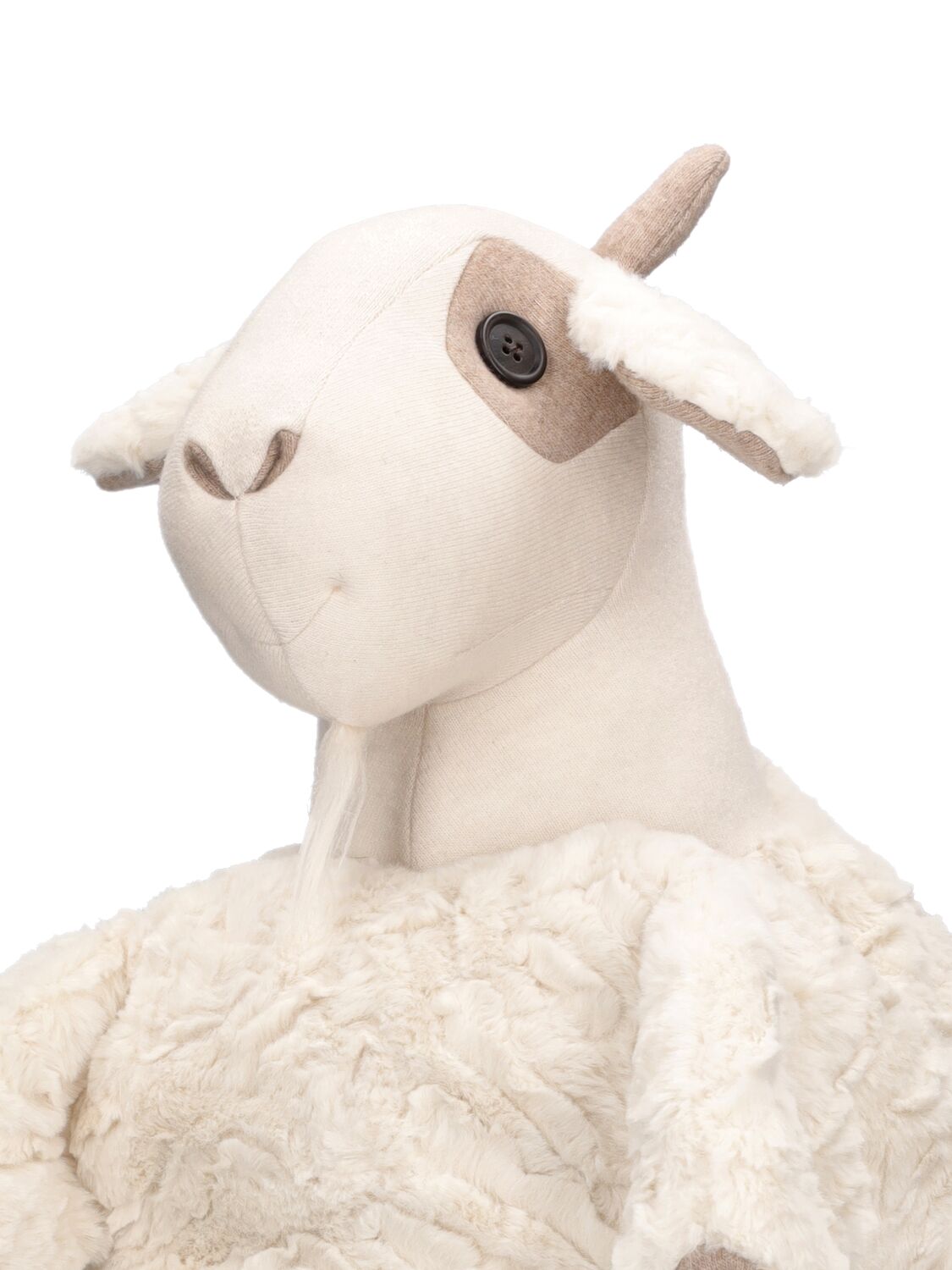 Shop Brunello Cucinelli Goat Pillow & Pajama Holder In White