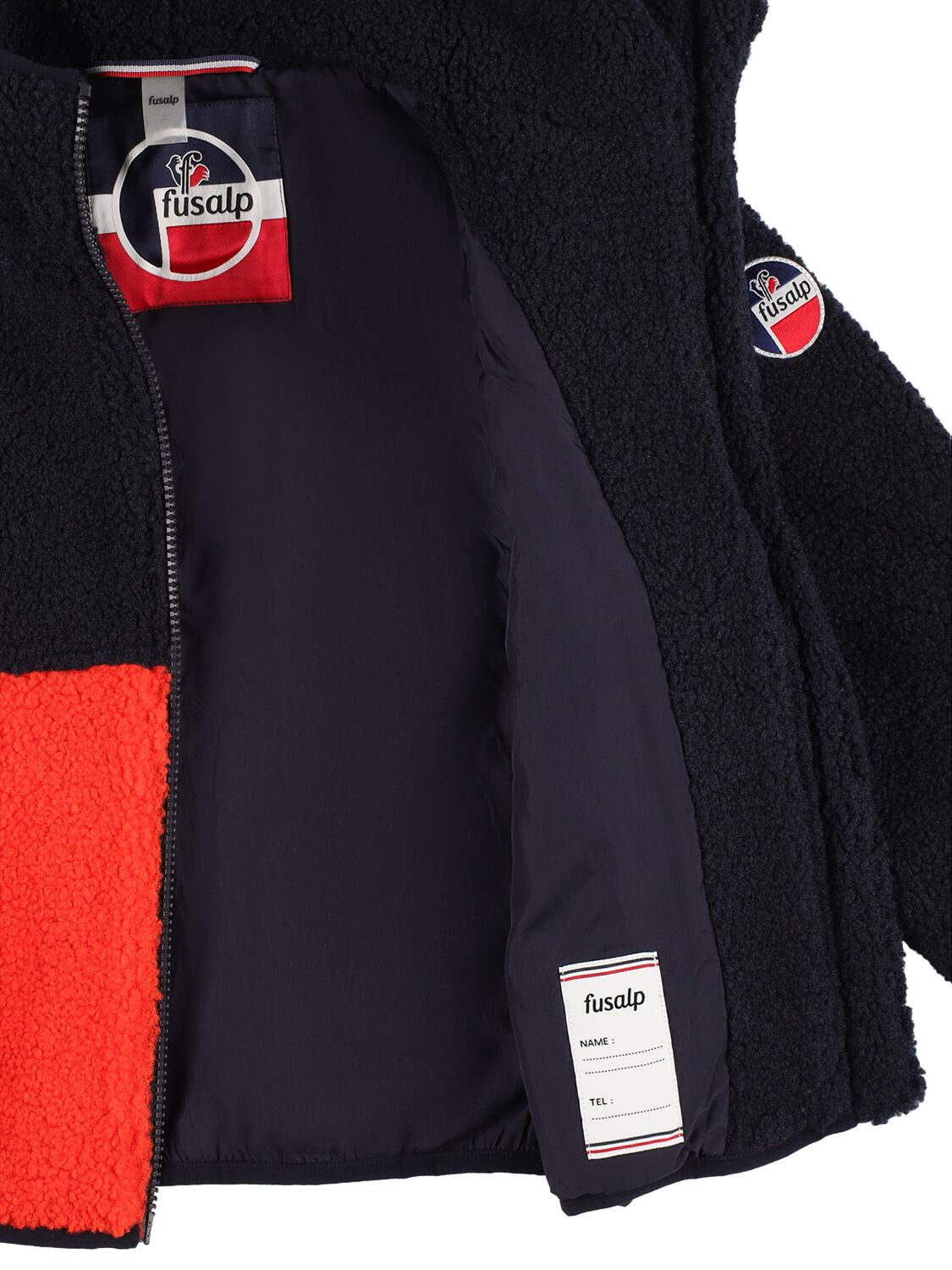Shop Fusalp Printed Nylon Puffer Ski Jacket In Blue,red