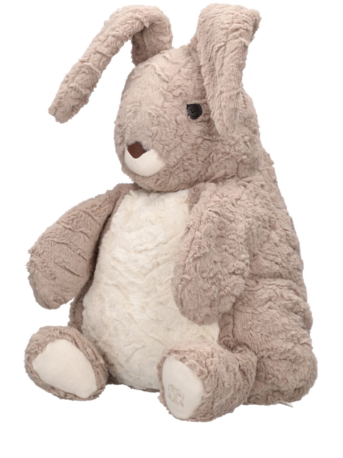 Shop Brunello Cucinelli Rabbit Pillow & Pajama Holder In Beige,grey