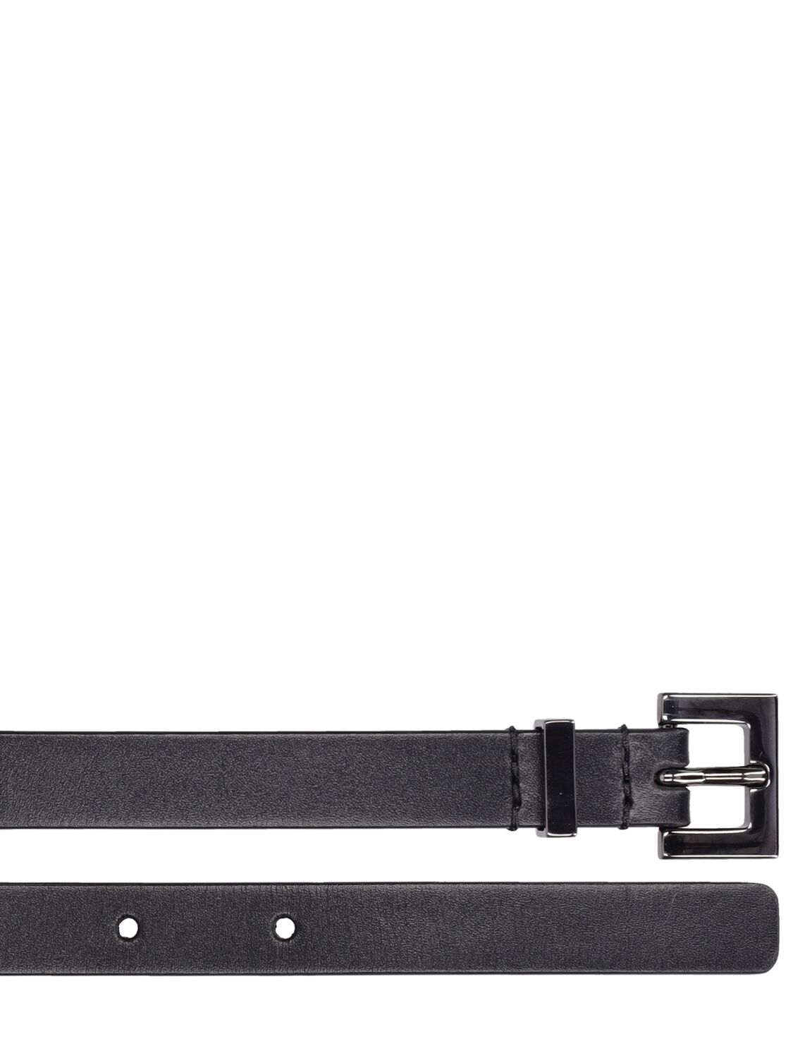 Shop Valentino 15mm Rockstud Leather Belt In Black