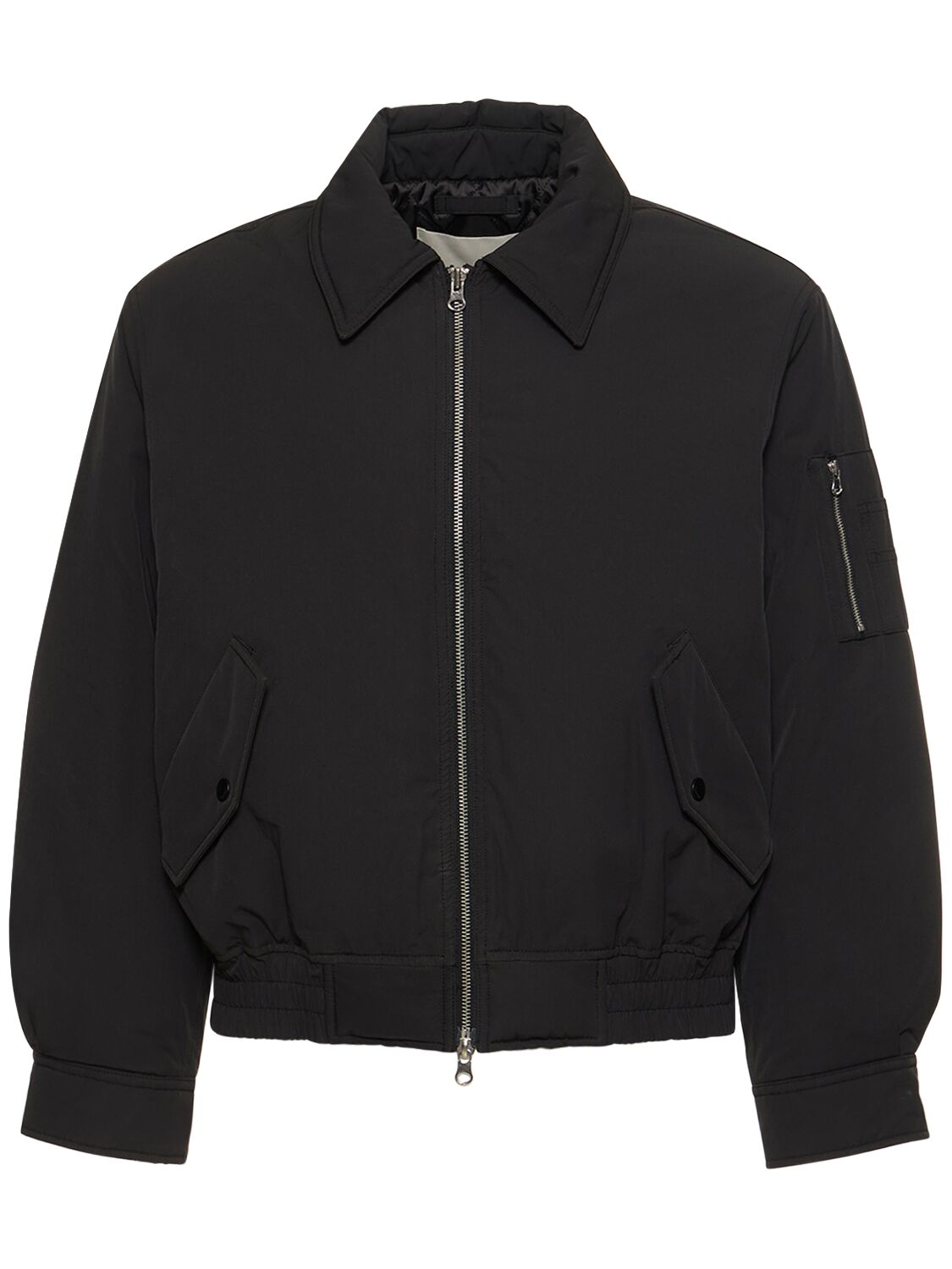 Dunst Classic Collared Bomber Jacket In Black