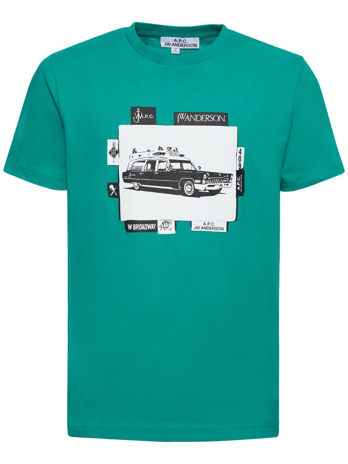 Apc X Jw Anderson Cotton T-shirt In Green