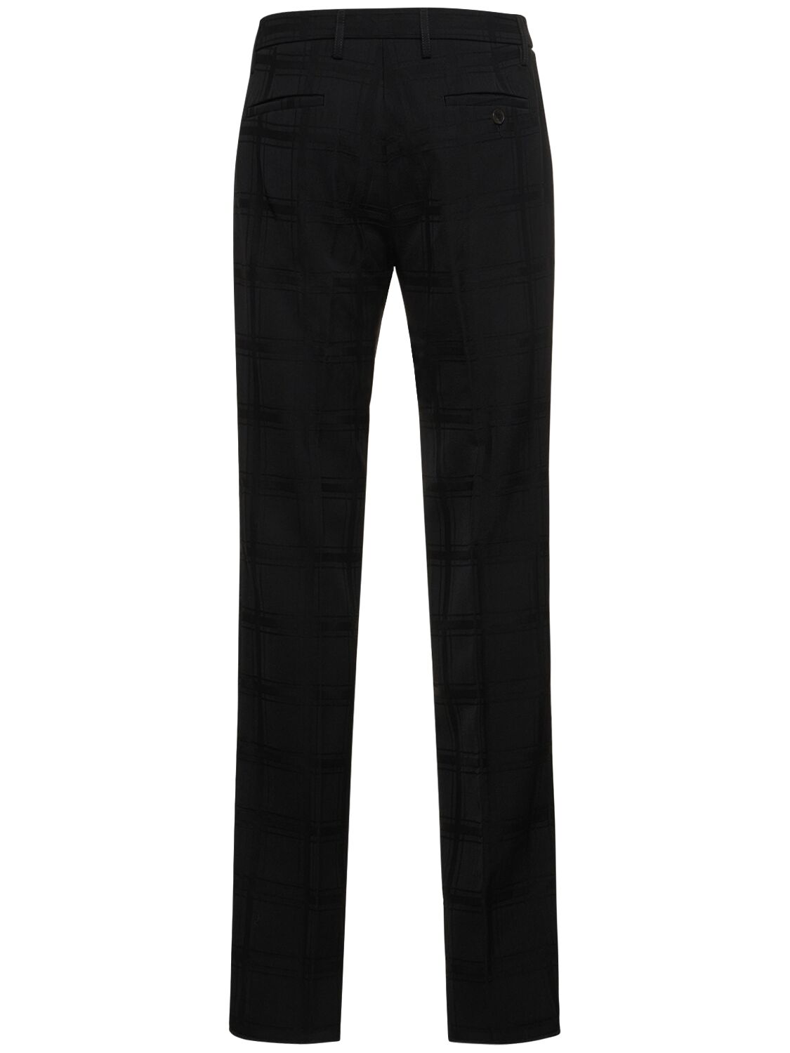 Shop Etro Wool Pants In Black