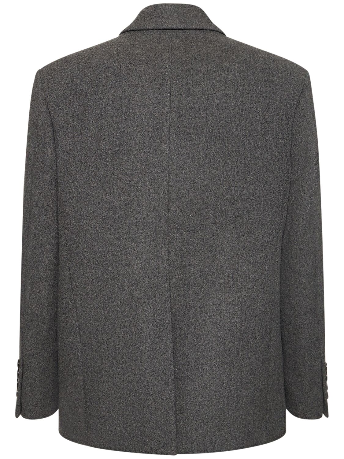 Shop Dunst Unisex Heavy Wool Blazer In Grey