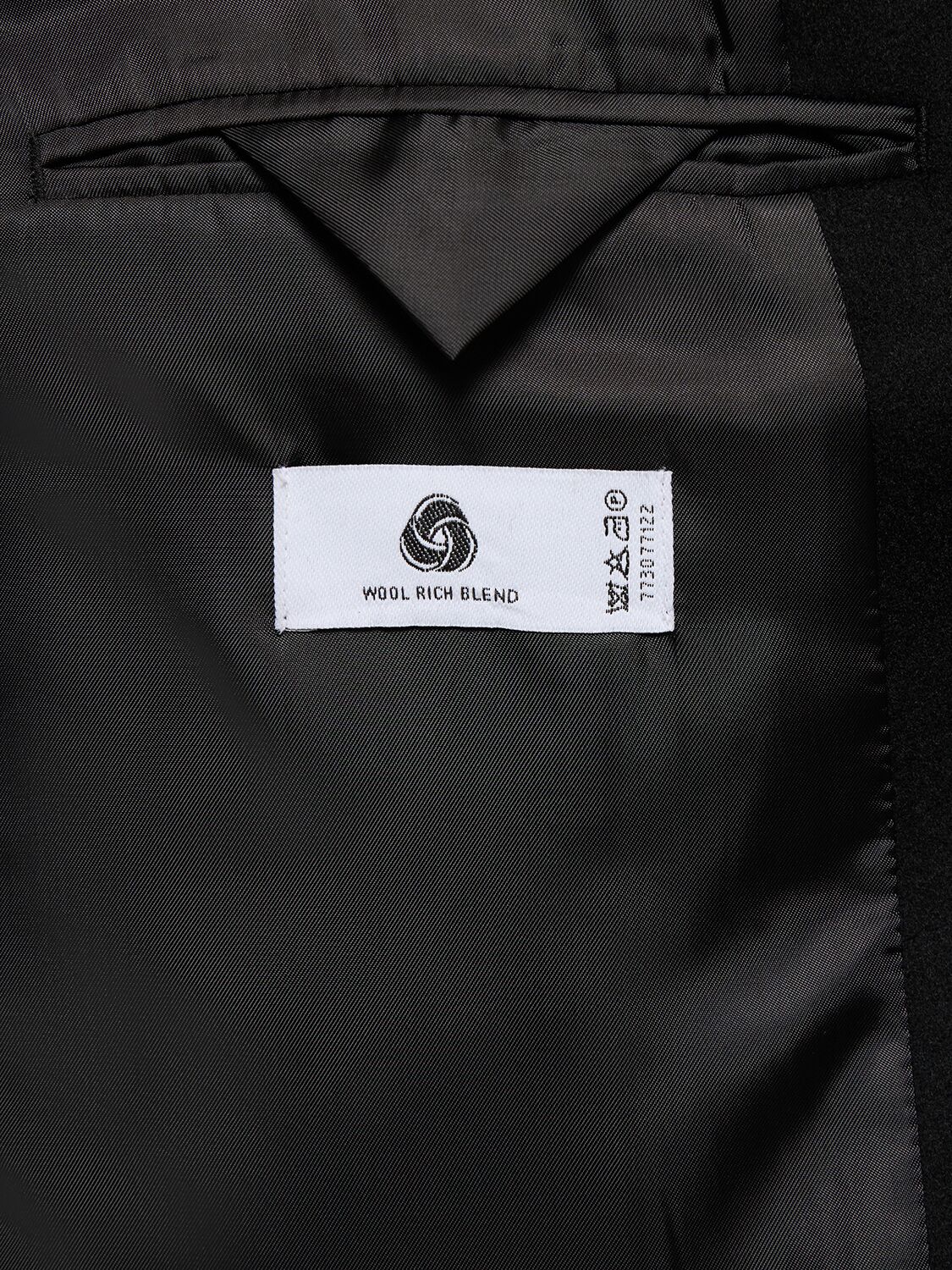 Shop Dunst 3-button Unisex Cashmere Coat In Black