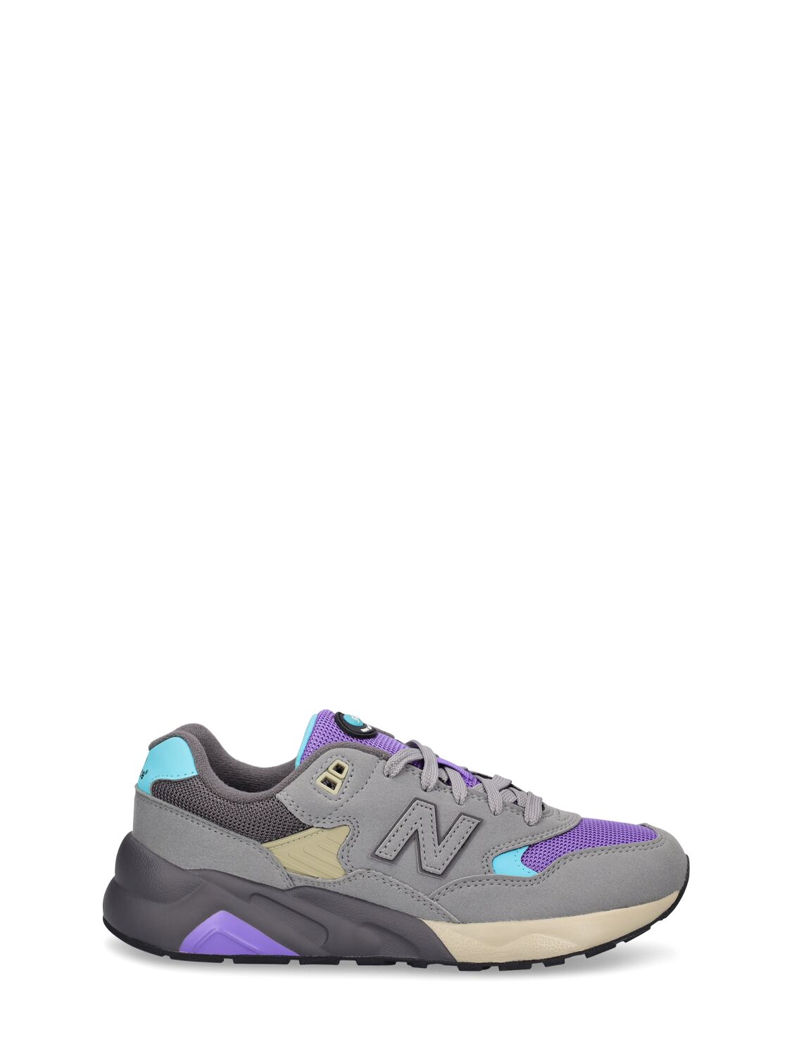New Balance Kids' 580 Vintage Trail Faux Leather Sneakers In Grey | ModeSens
