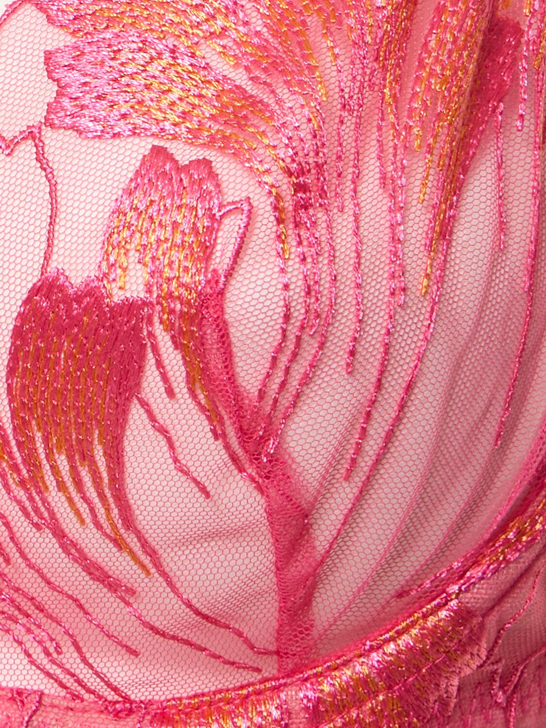 Shop Bluebella Colette Lace Wired Bra In Fuchsia
