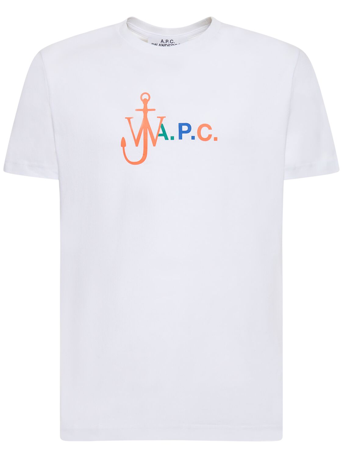 Shop Apc X Jw Anderson Cotton T-shirt In White