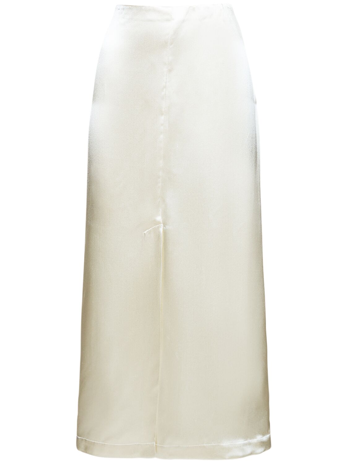 Lys Silk Blend Midi Skirt
