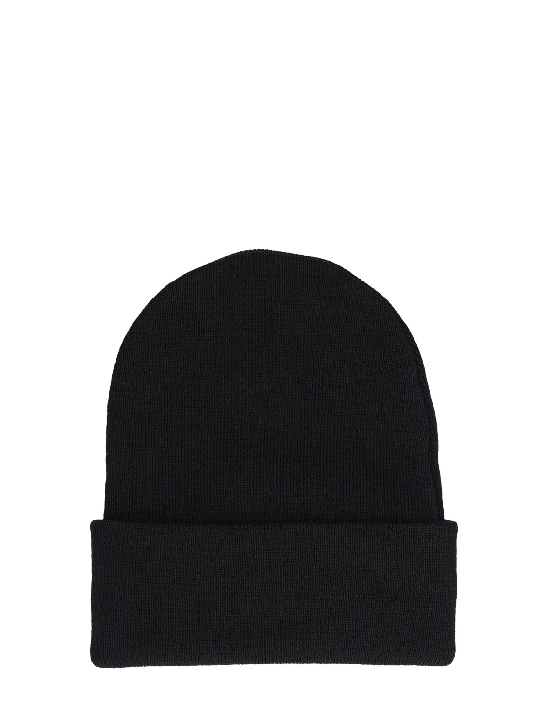 Shop Gucci Embroidered Wool Knit Beanie In Black