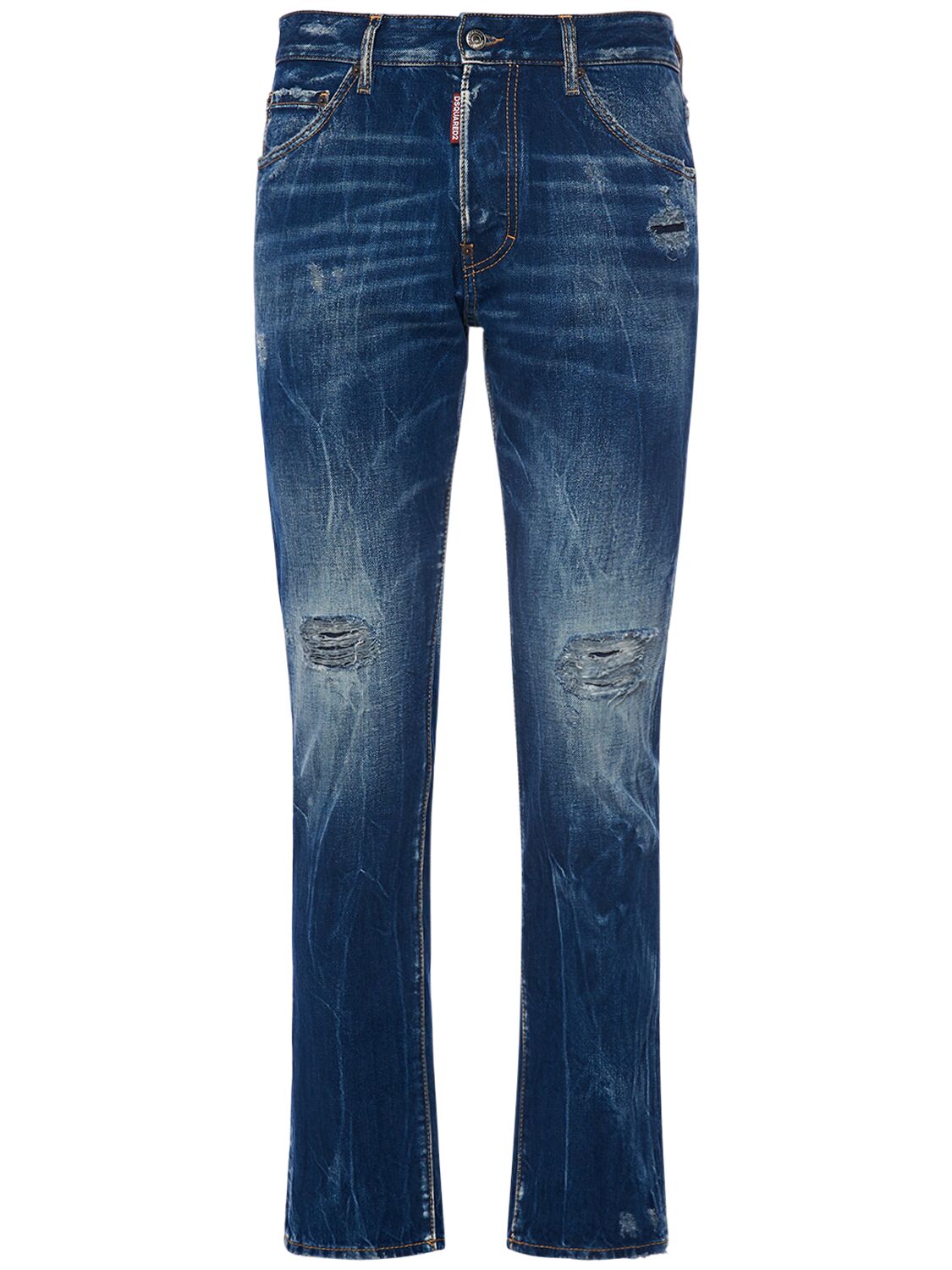 Dsquared2 Cool Guy Fit Cotton Denim Jeans In Navy