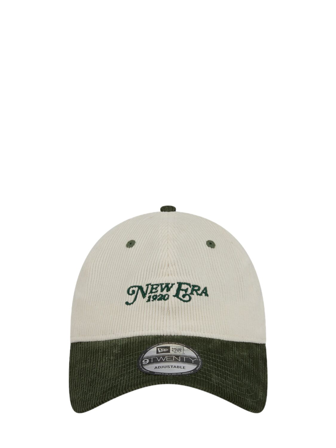 New Era 9twenty  Contrasting Color Hat In Beige,green