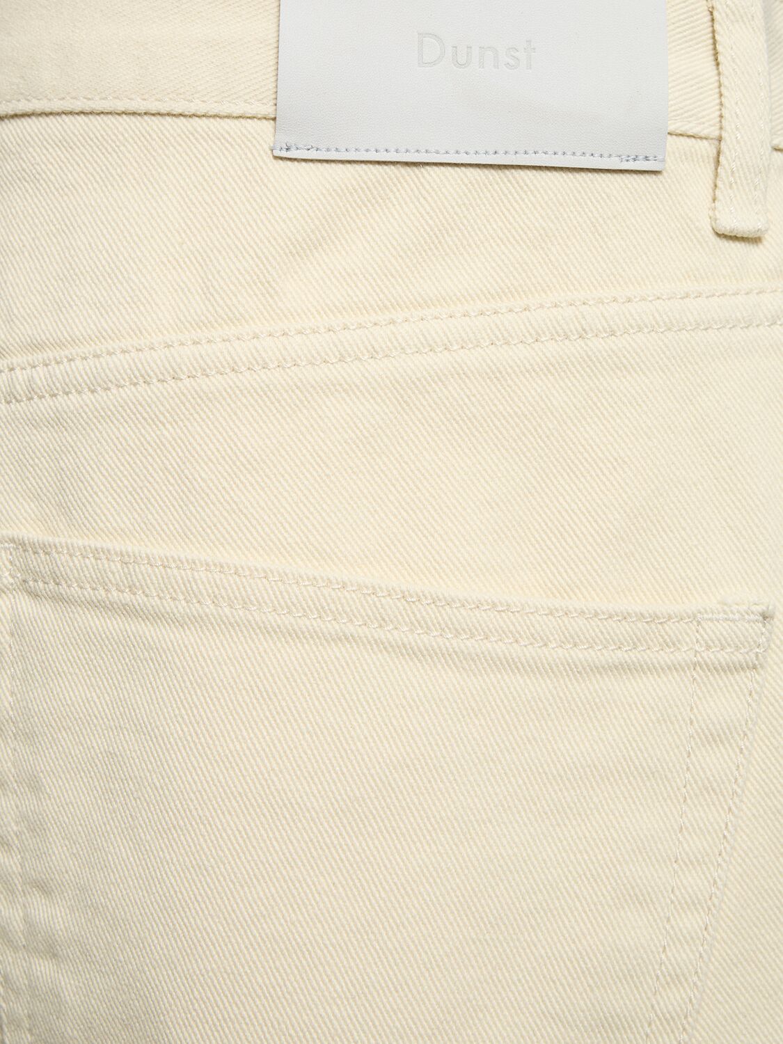 Shop Dunst Low Rise Jeans In White
