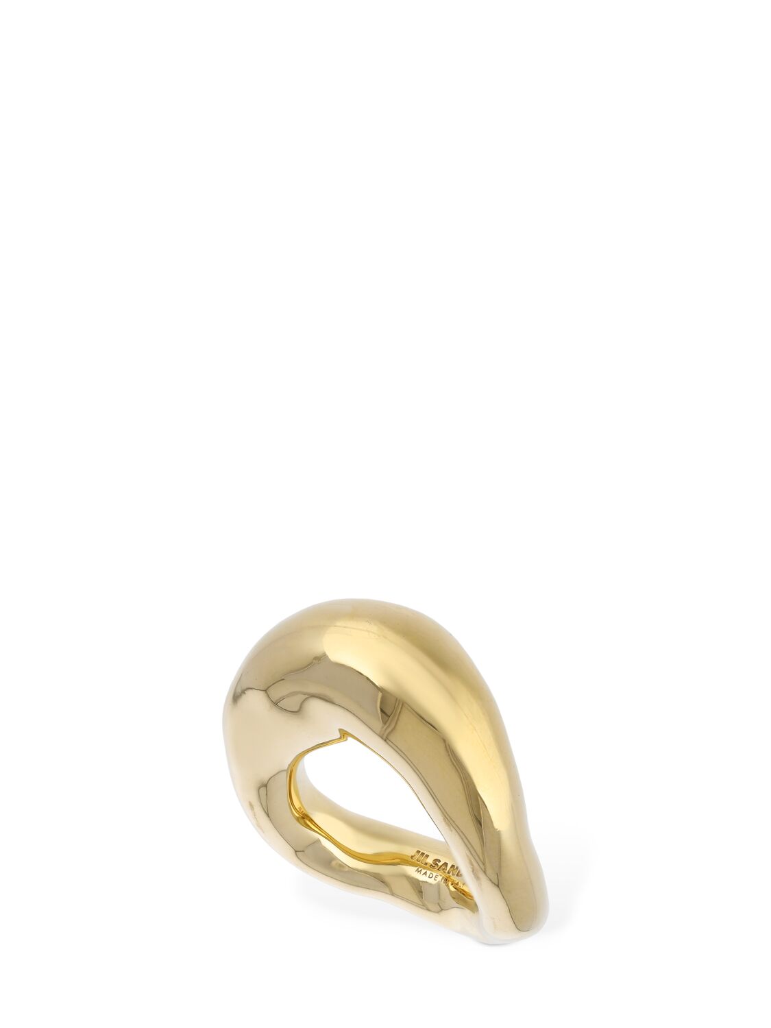 Jil Sander Bw5 1 Thick Ring In Gold