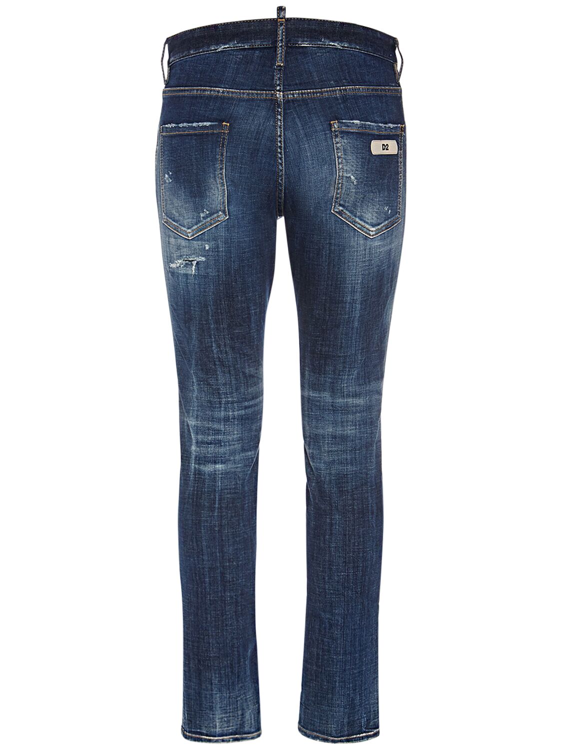 Shop Dsquared2 Cool Guy Fit Cotton Denim Jeans In Navy