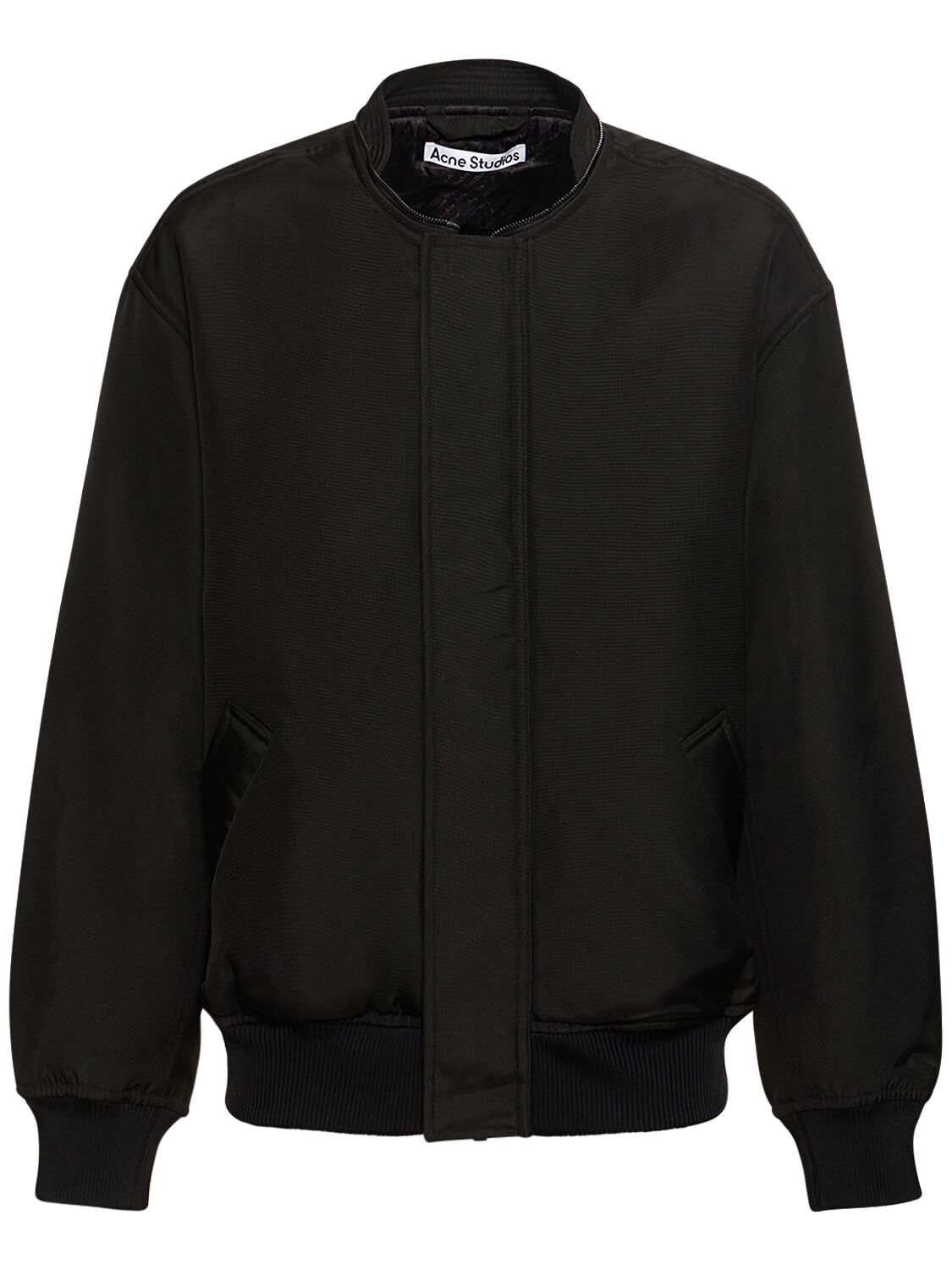 Shop Acne Studios Omagi Heavy Bomber Jacket In Black