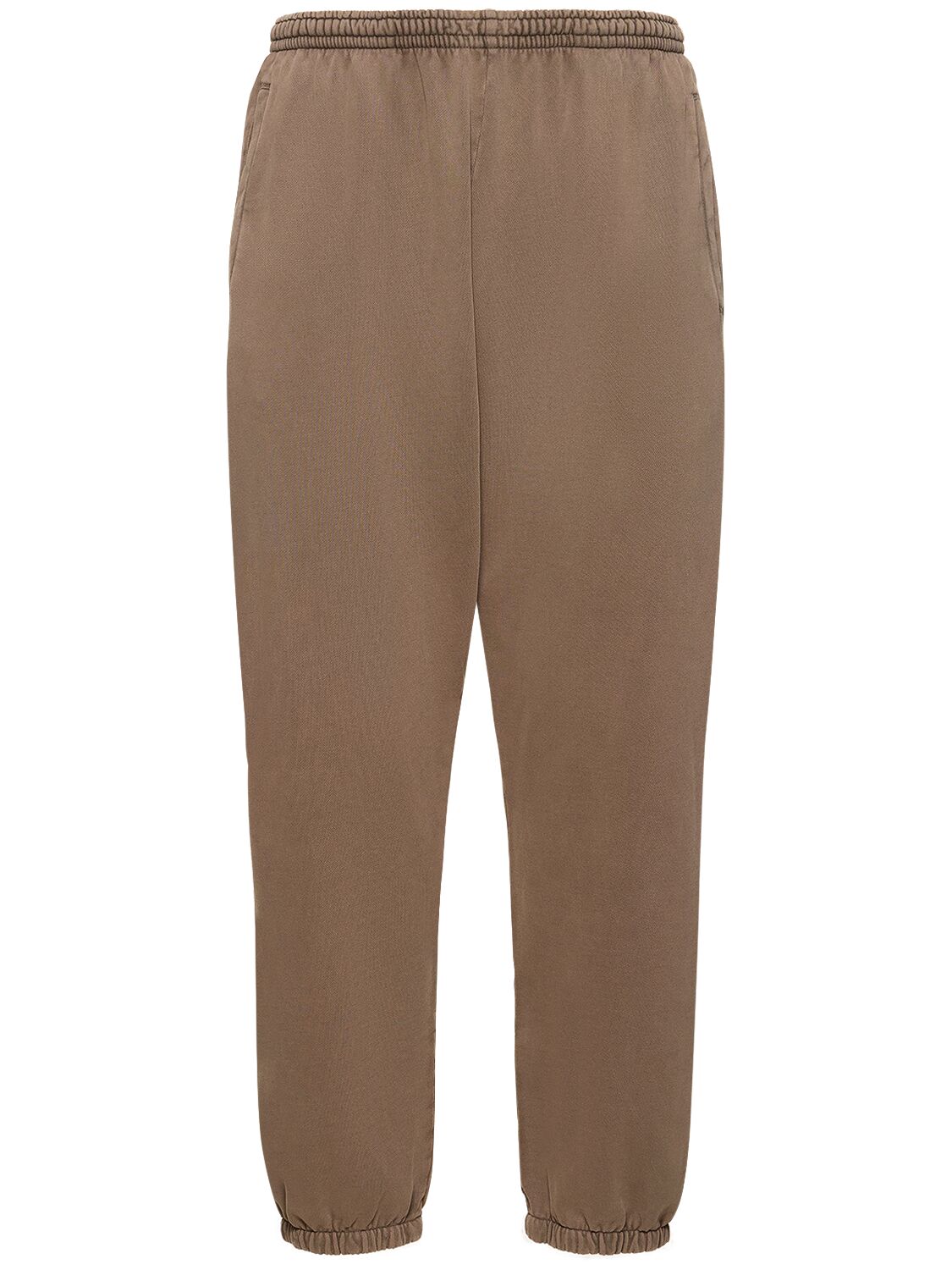 Shop Acne Studios Pale Vintage Cotton Sweatpants In Dark Brown