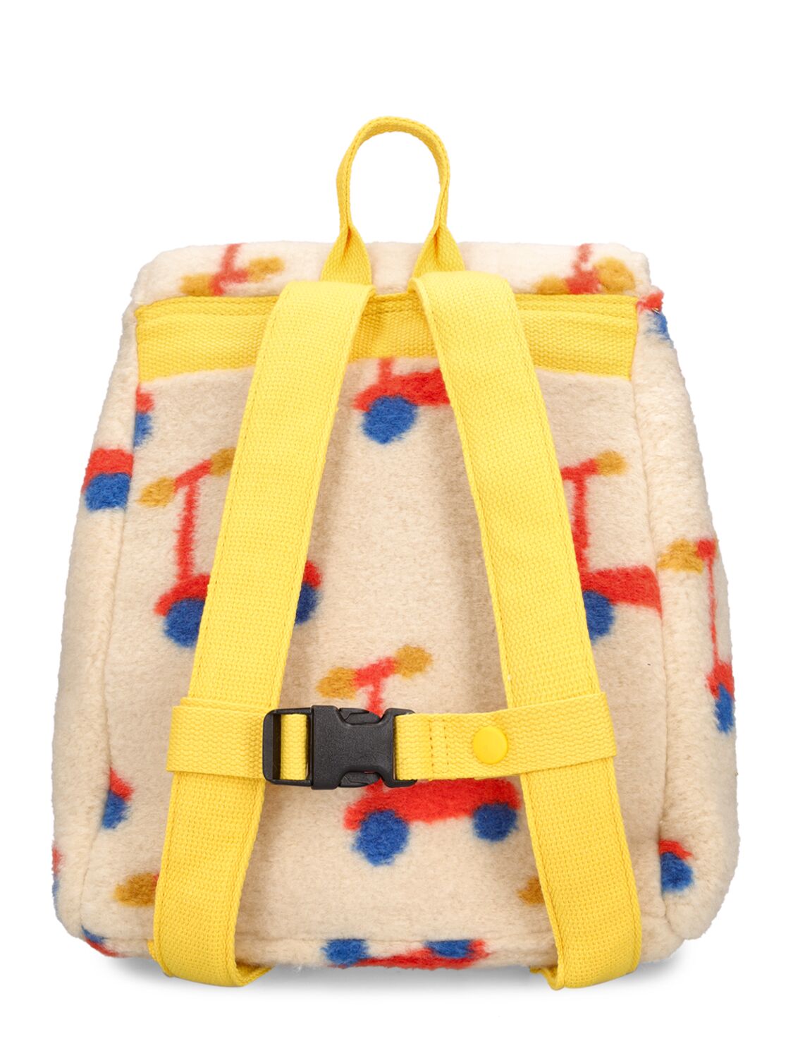 Shop Jellymallow Printed Nylon Backpack In Beige