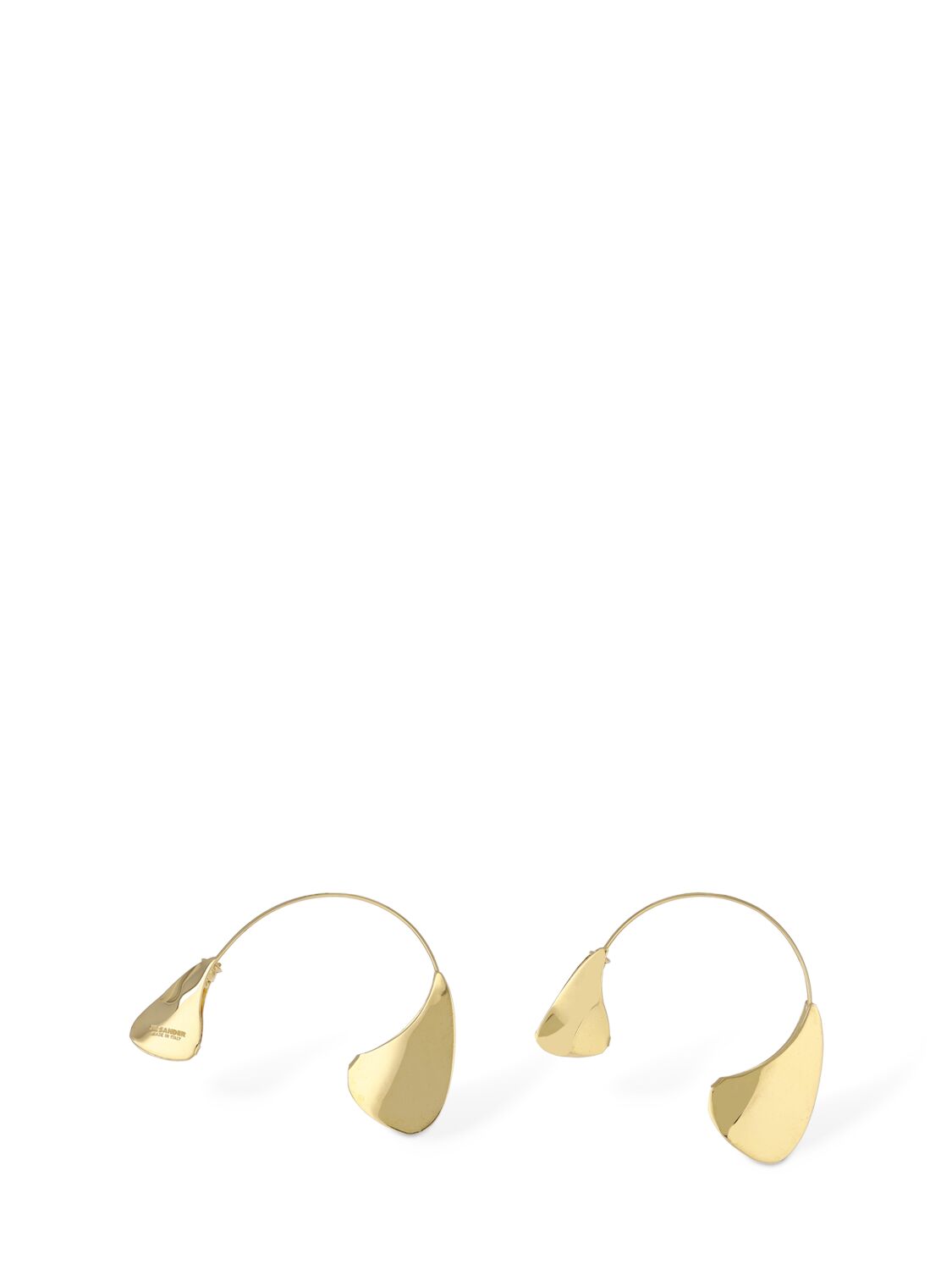 Jil Sander Bw8 3 Ear Cuff Earrings In Gold
