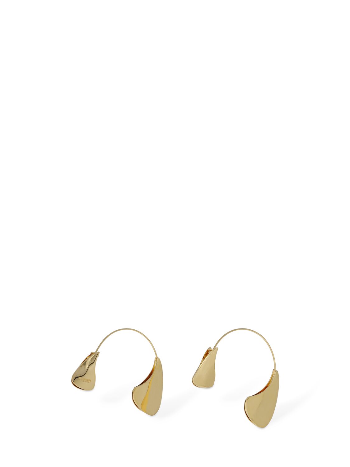 Shop Jil Sander Bw8 3 Ear Cuff Earrings In Gold