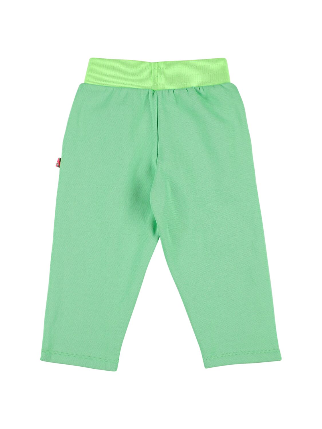 Shop Billieblush Printed Cotton Jersey Leggings In Light Green