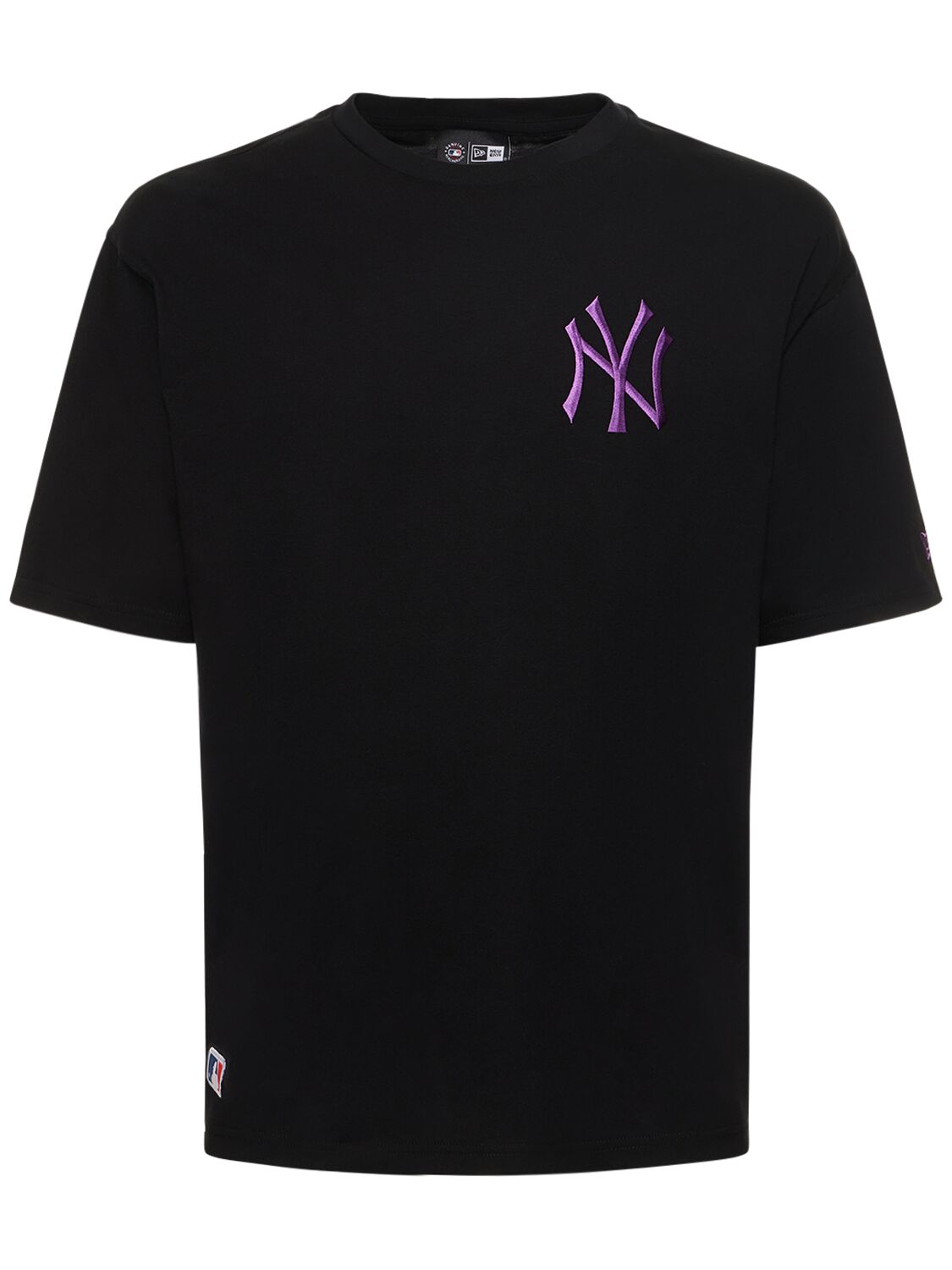 New Era Ny Yankees League Essentials T-shirt In Black,purple