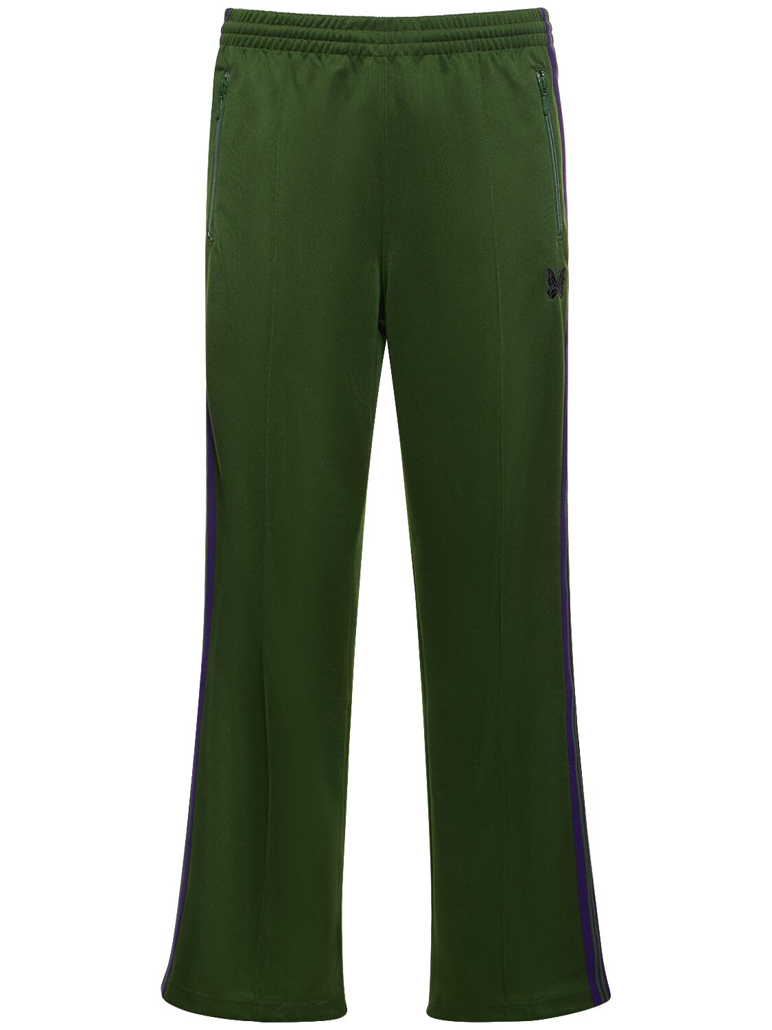 NEEDLES LOGO TECH JERSEY TRACK PANTS
