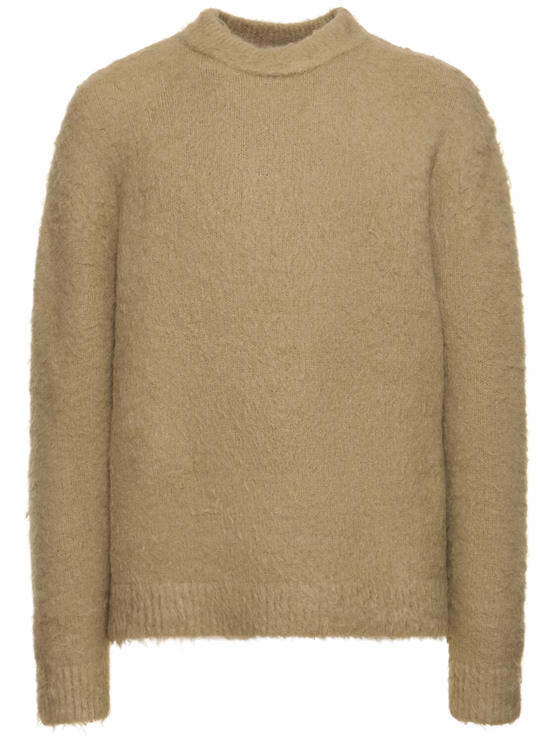 Kameo Brushed Wool Blend Knit Sweater – MEN > CLOTHING > KNITWEAR