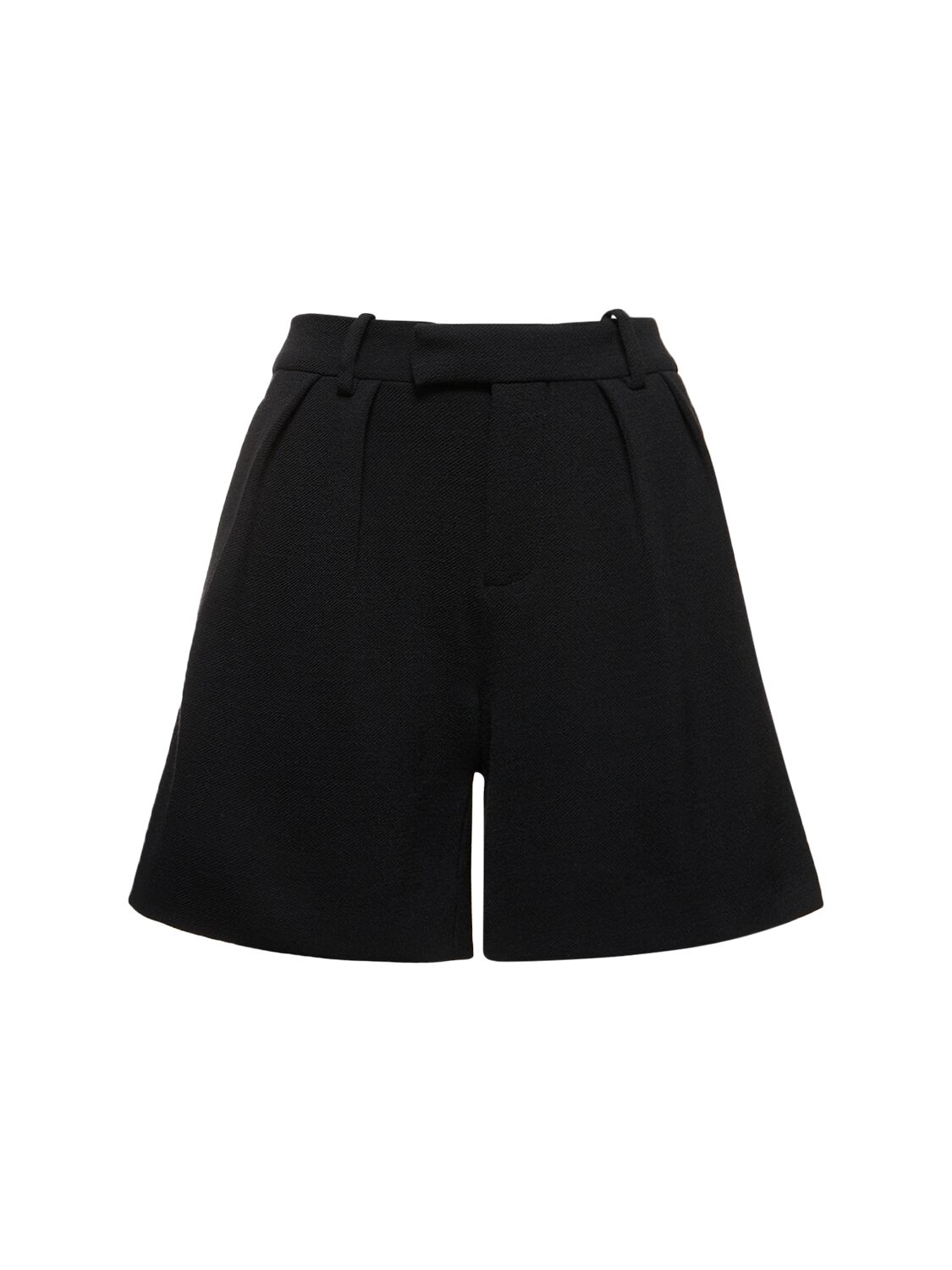 Shop Gucci Wool Jersey Shorts In Black